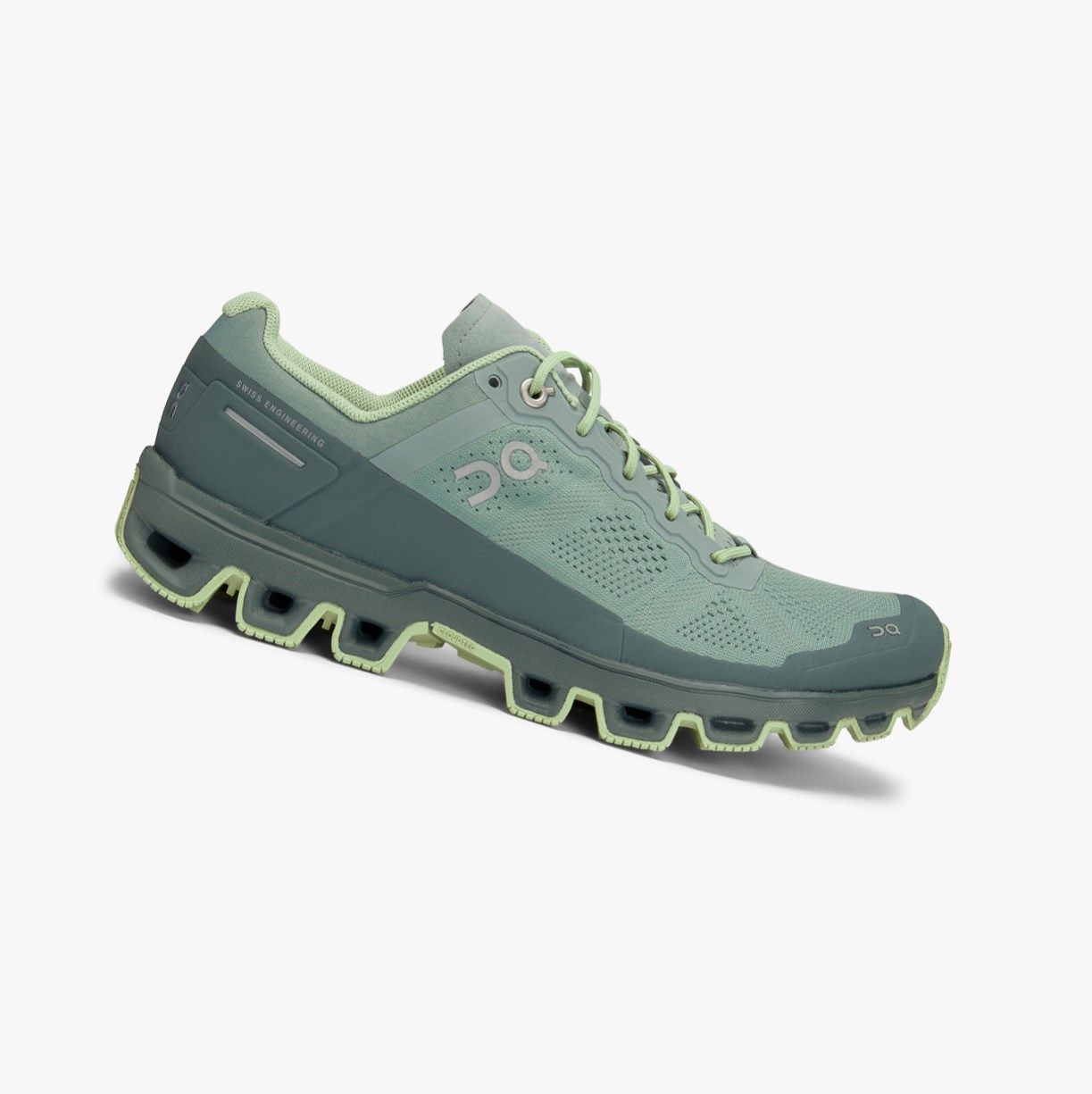 Green On Cloudventure Women Trail Running Shoes | 520IZNYKB