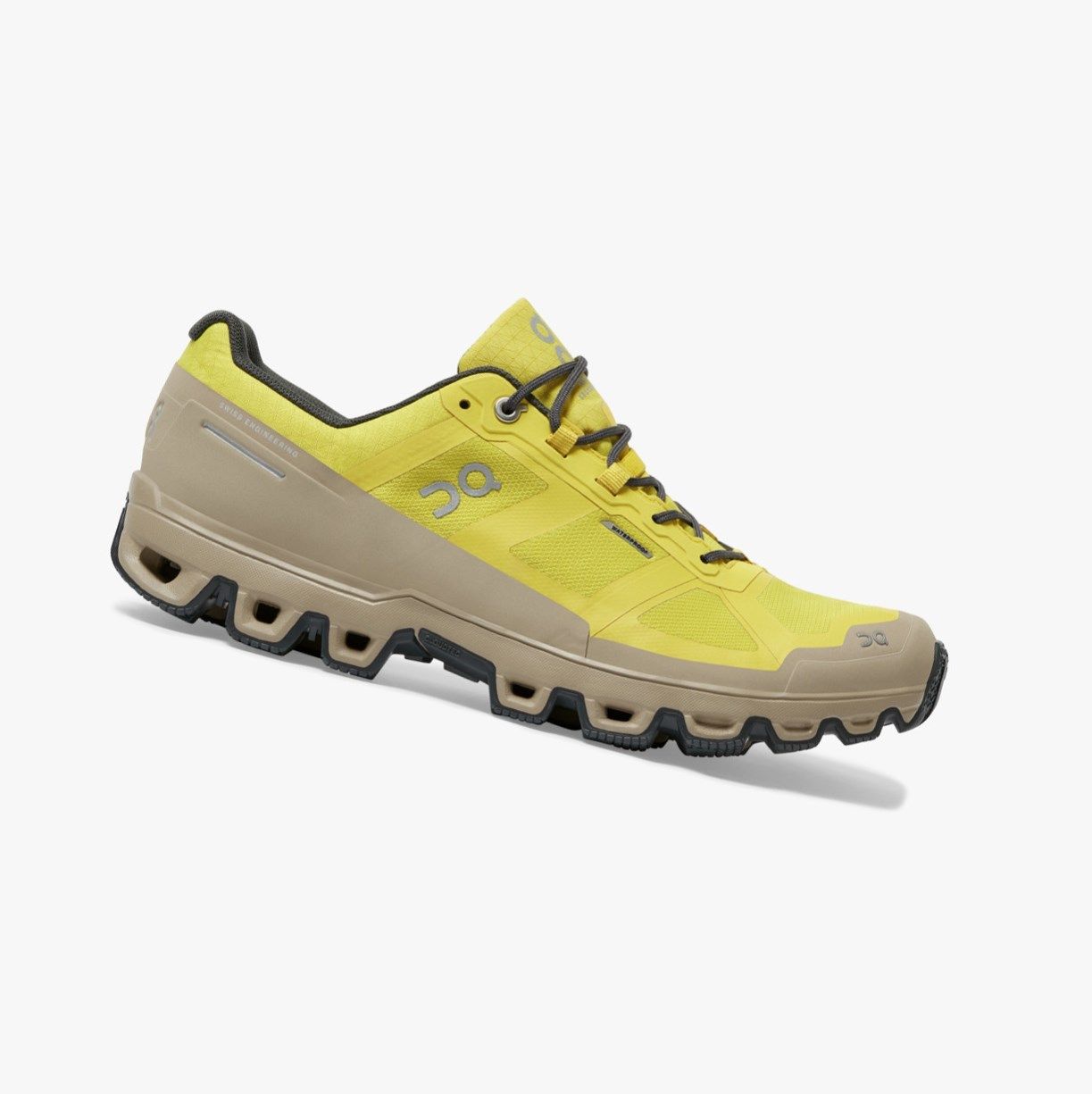 Mustard On Cloudventure Waterproof Men Trail Running Shoes | 890CIZSDF