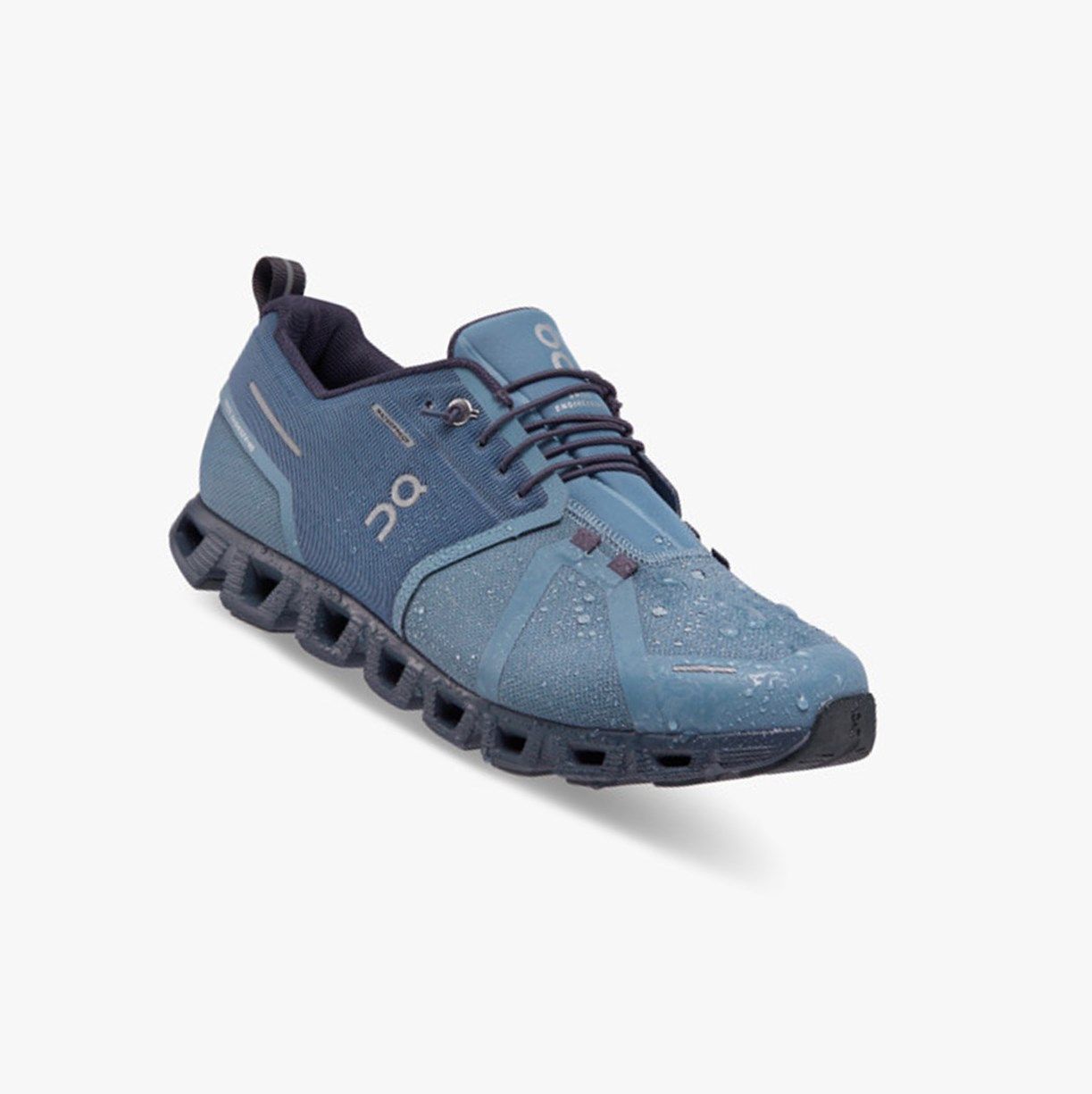 Navy On Cloud 5 Waterproof Men Running Shoes | 794CTKDRF