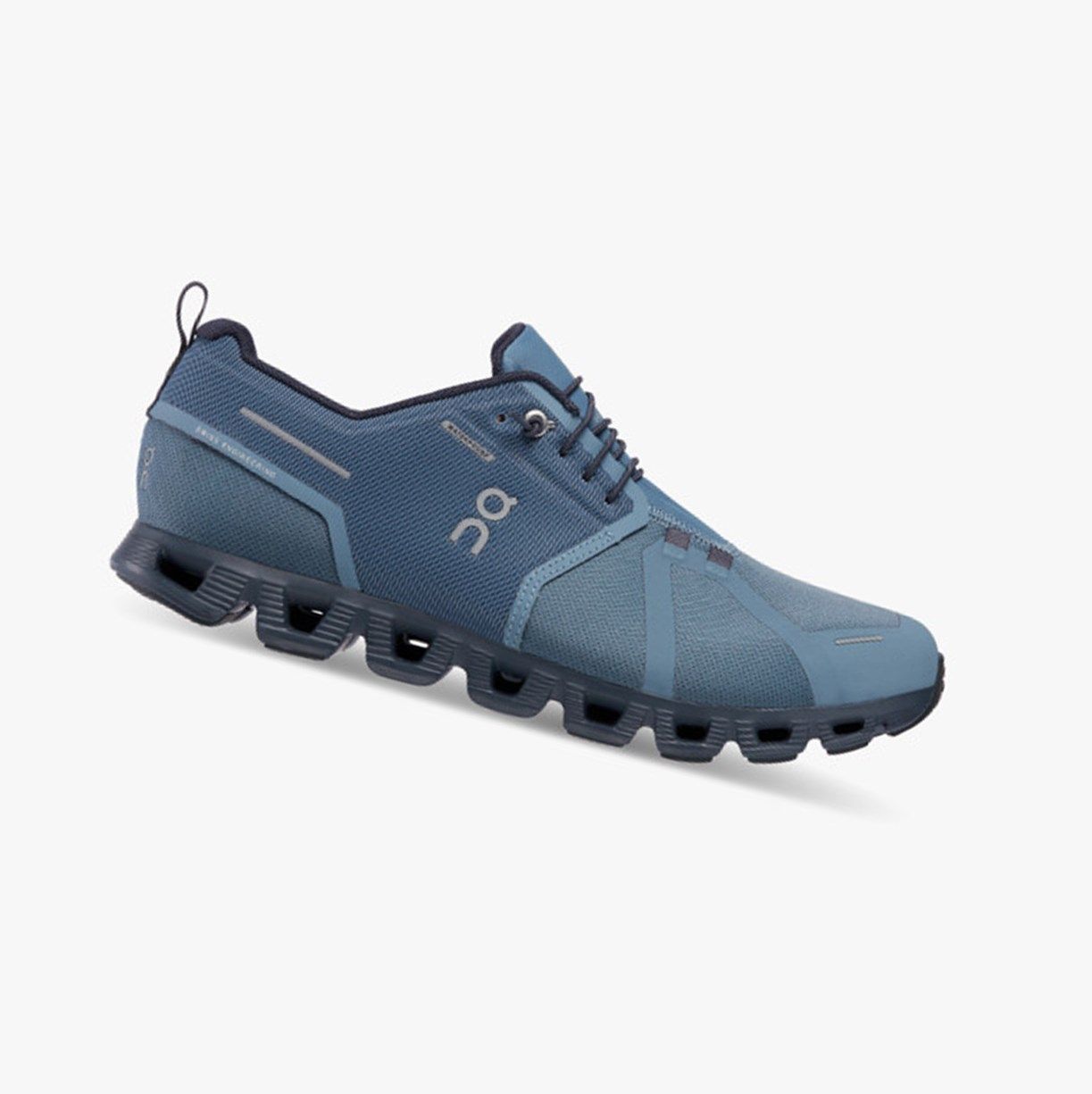 Navy On Cloud 5 Waterproof Men Running Shoes | 794CTKDRF