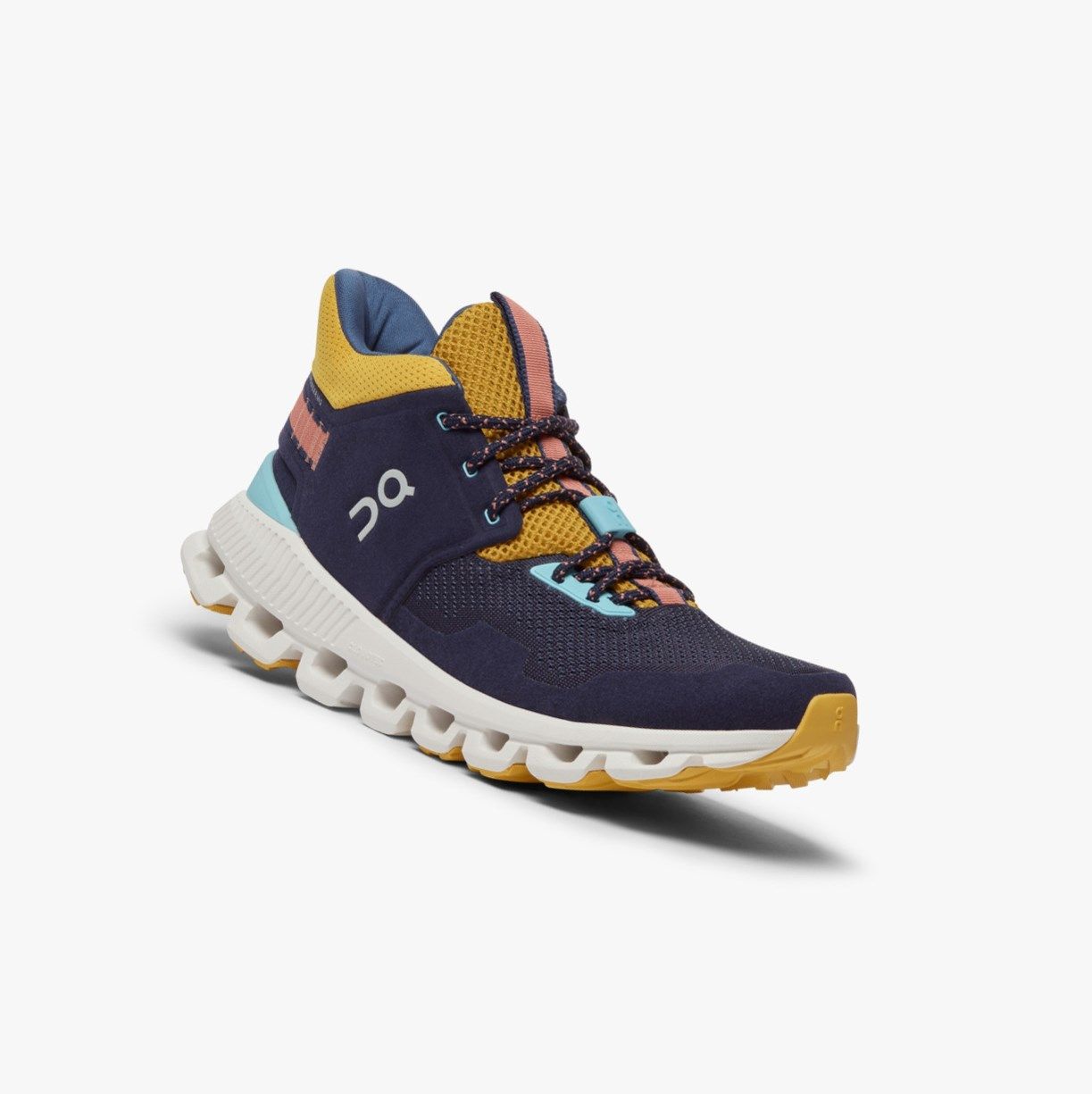 Navy On Cloud Hi Edge Women Road Running Shoes | 745VHKTIA