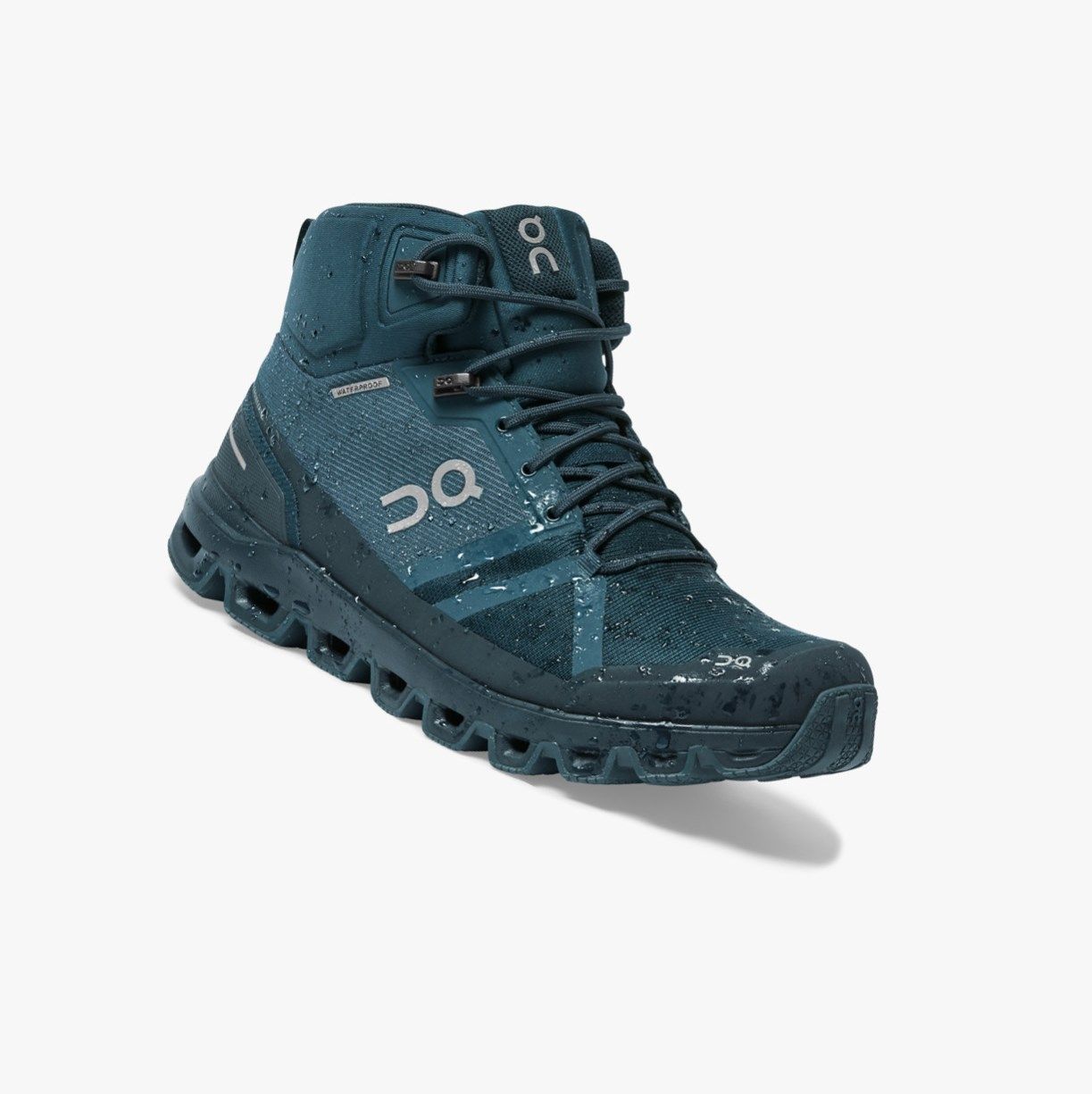 Navy On Cloudrock Waterproof Men Hiking Boots | 196NMKTHB