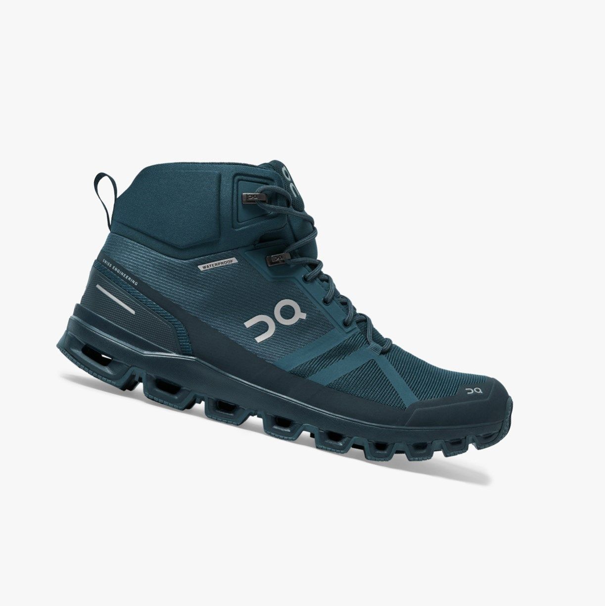 Navy On Cloudrock Waterproof Men Hiking Boots | 196NMKTHB