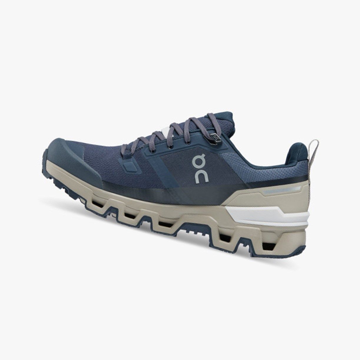 Navy On Cloudwander Waterproof Women Running Shoes | 069NBHVIJ