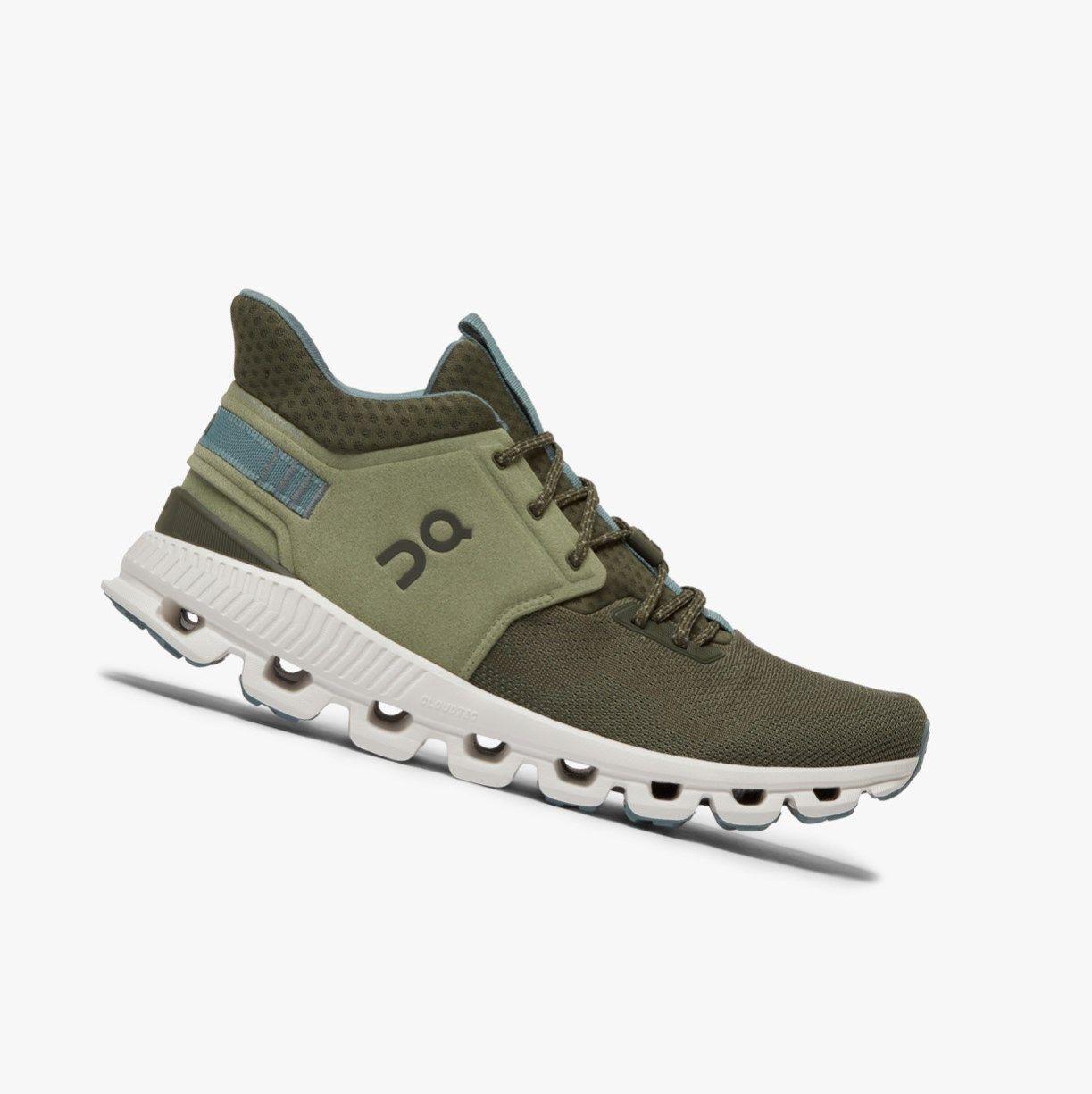 Olive On Cloud Hi Edge Men Road Running Shoes | 375OGWXIZ