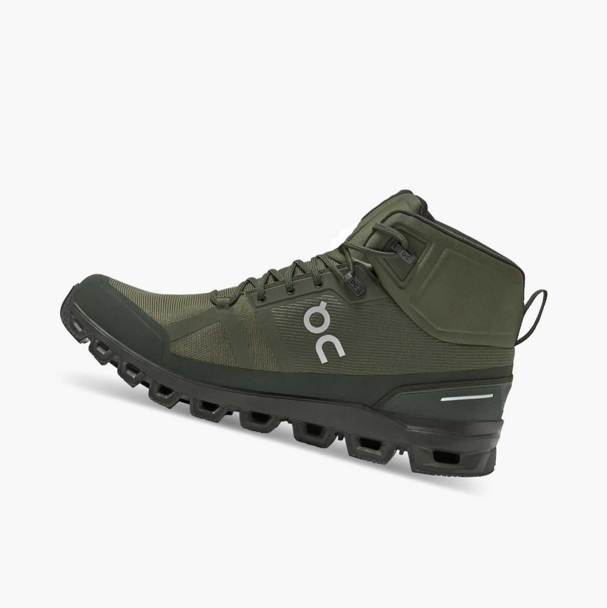 Olive On Cloudrock Waterproof Men Hiking Boots | 096WBFKVL