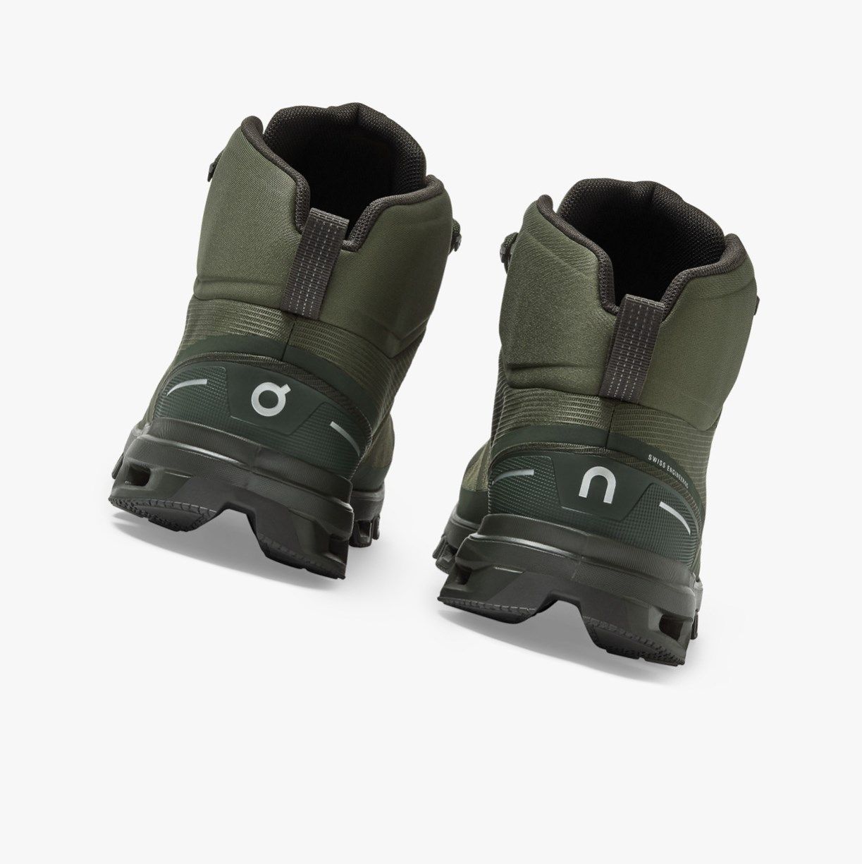 Olive On Cloudrock Waterproof Men Hiking Boots | 096WBFKVL