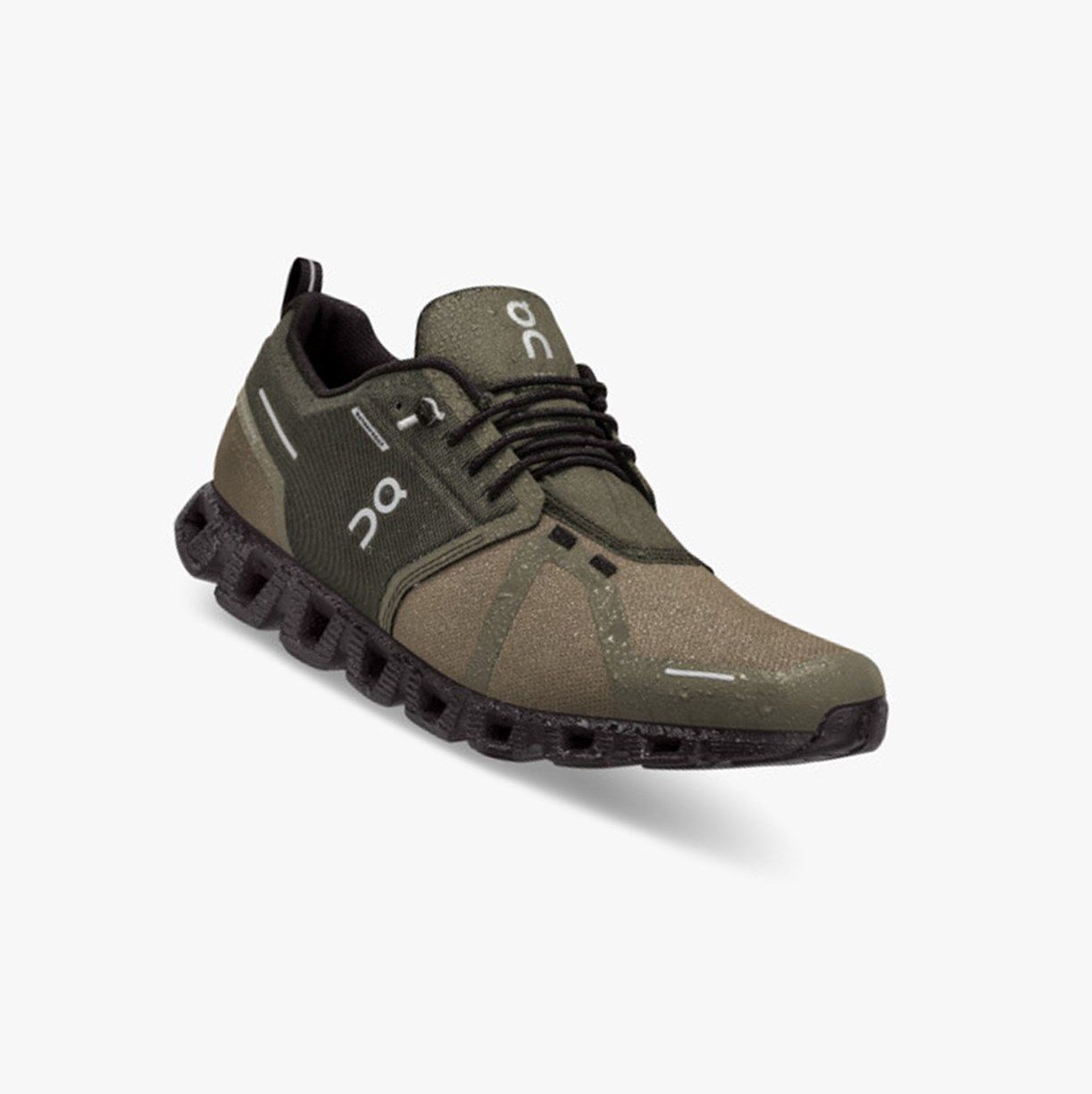 Olive / Black On Cloud 5 Waterproof Women Running Shoes | 625UXLHYG