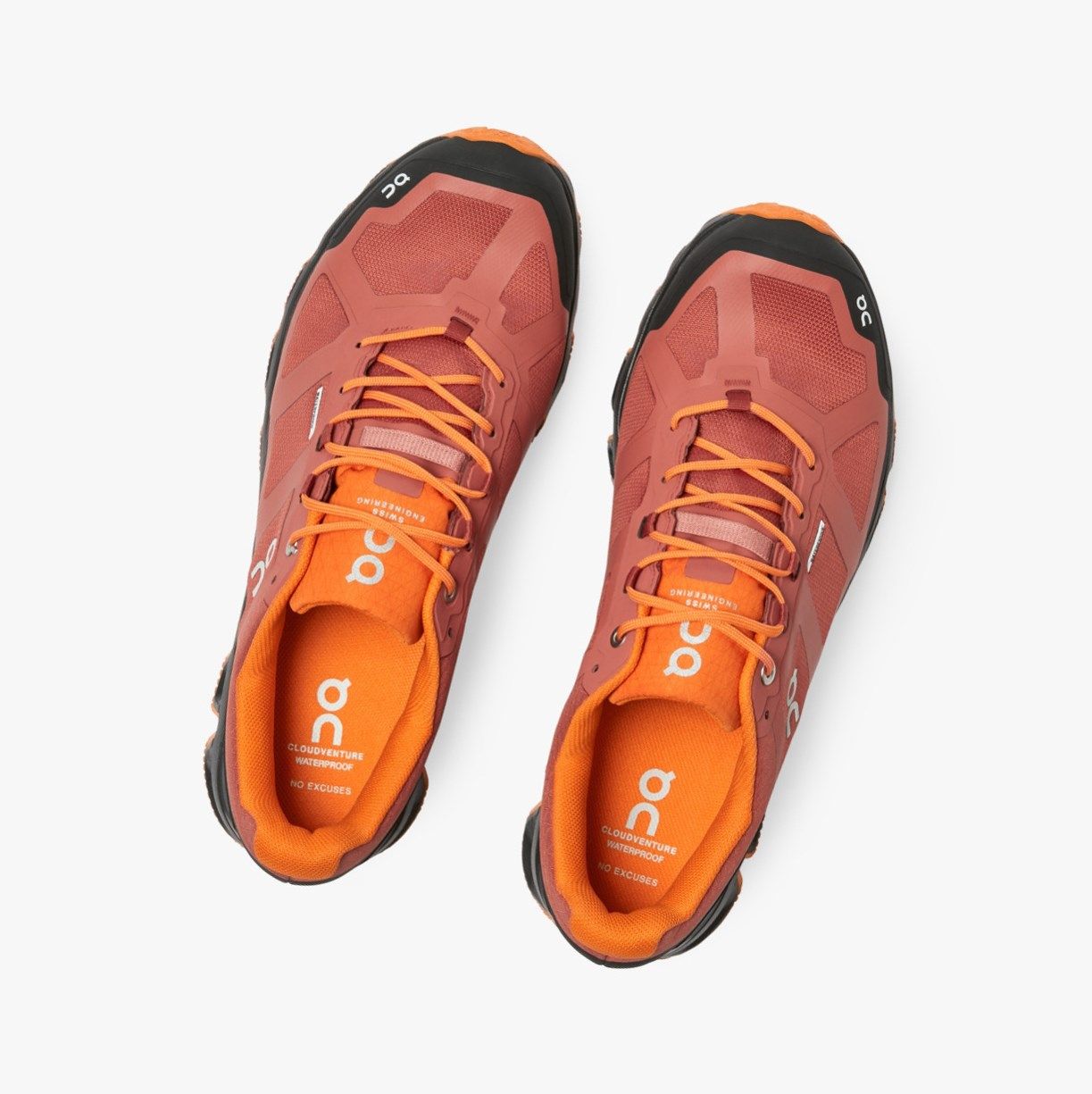 Orange On Cloudventure Waterproof Men Trail Running Shoes | 194WHDAUI