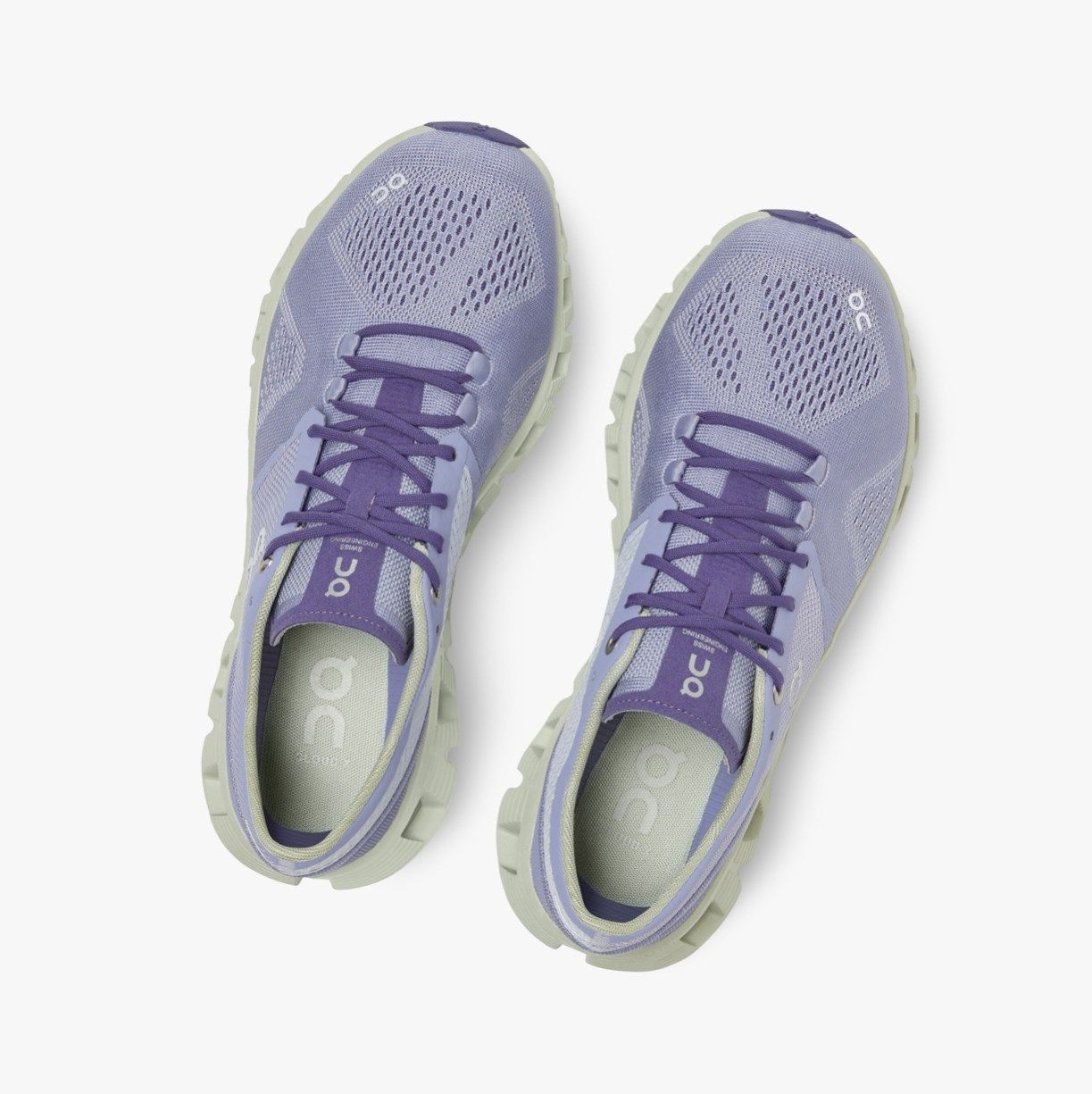 Purple On Cloud X Women Training Shoes | 046AKPFTM