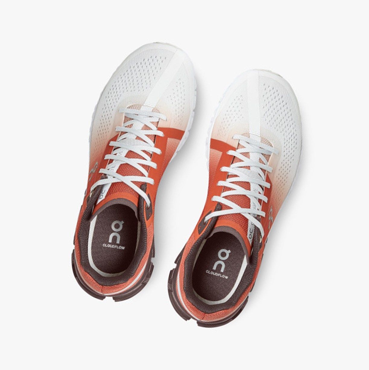 Red / White On Cloudflow Women Training Shoes | 132TIUVBZ