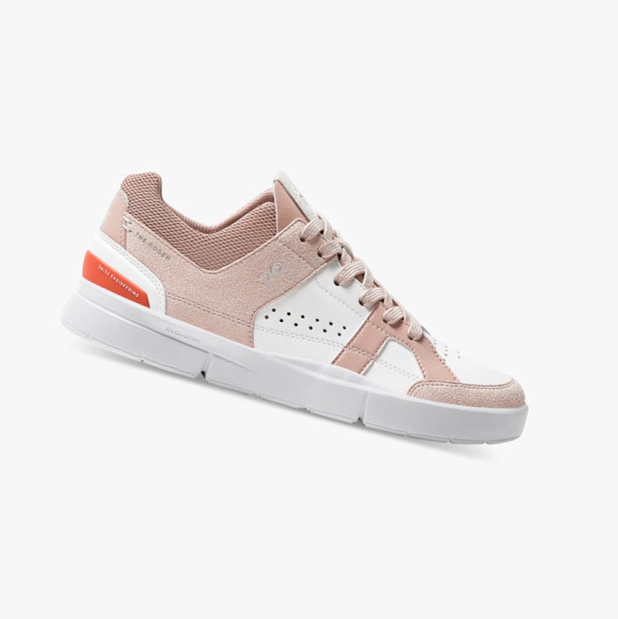 Rose / White On The Roger Clubhouse Women Sneakers | 250IJFHUW