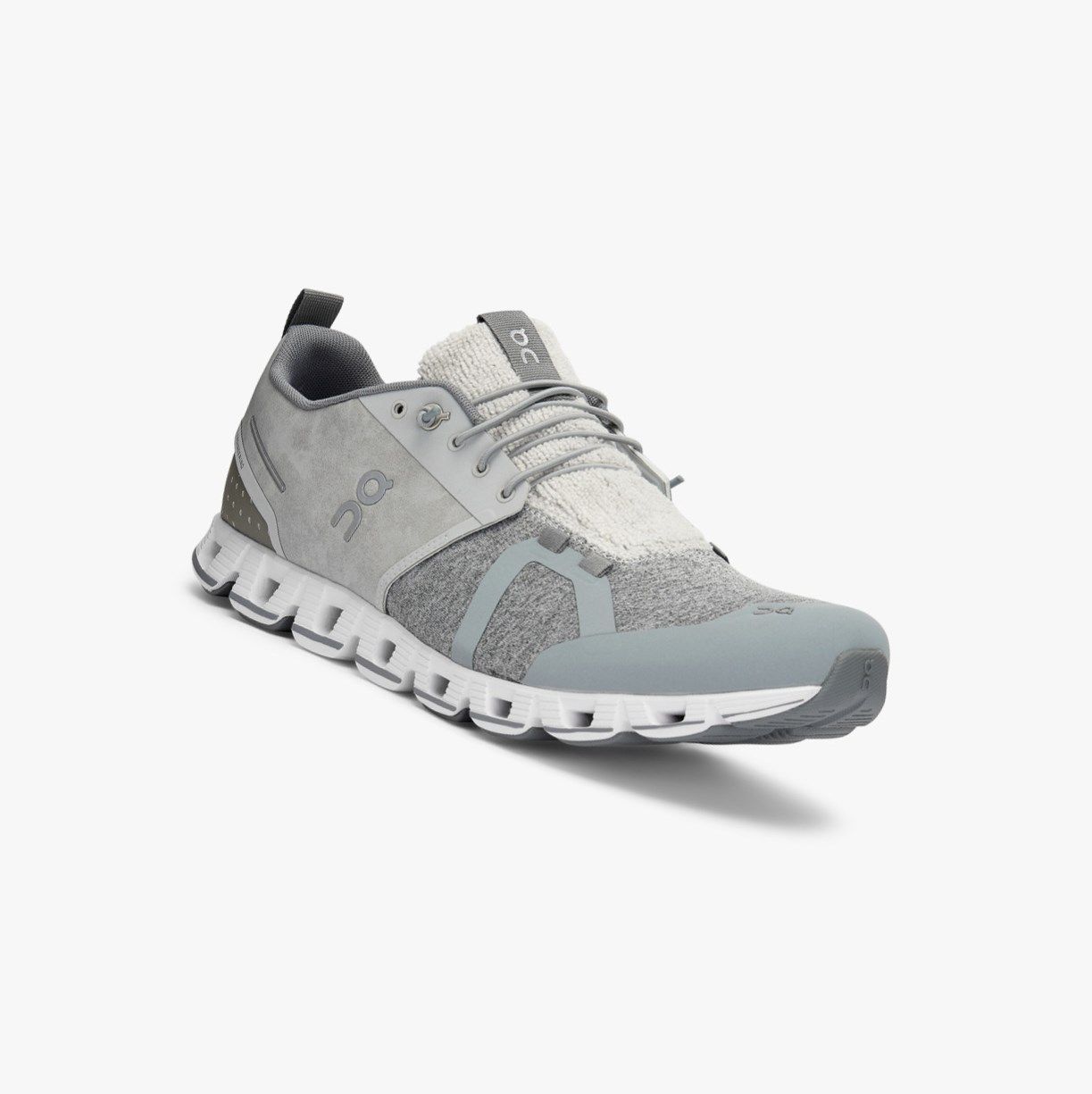 Silver On Cloud Terry Men Road Running Shoes | 194WFHXJG