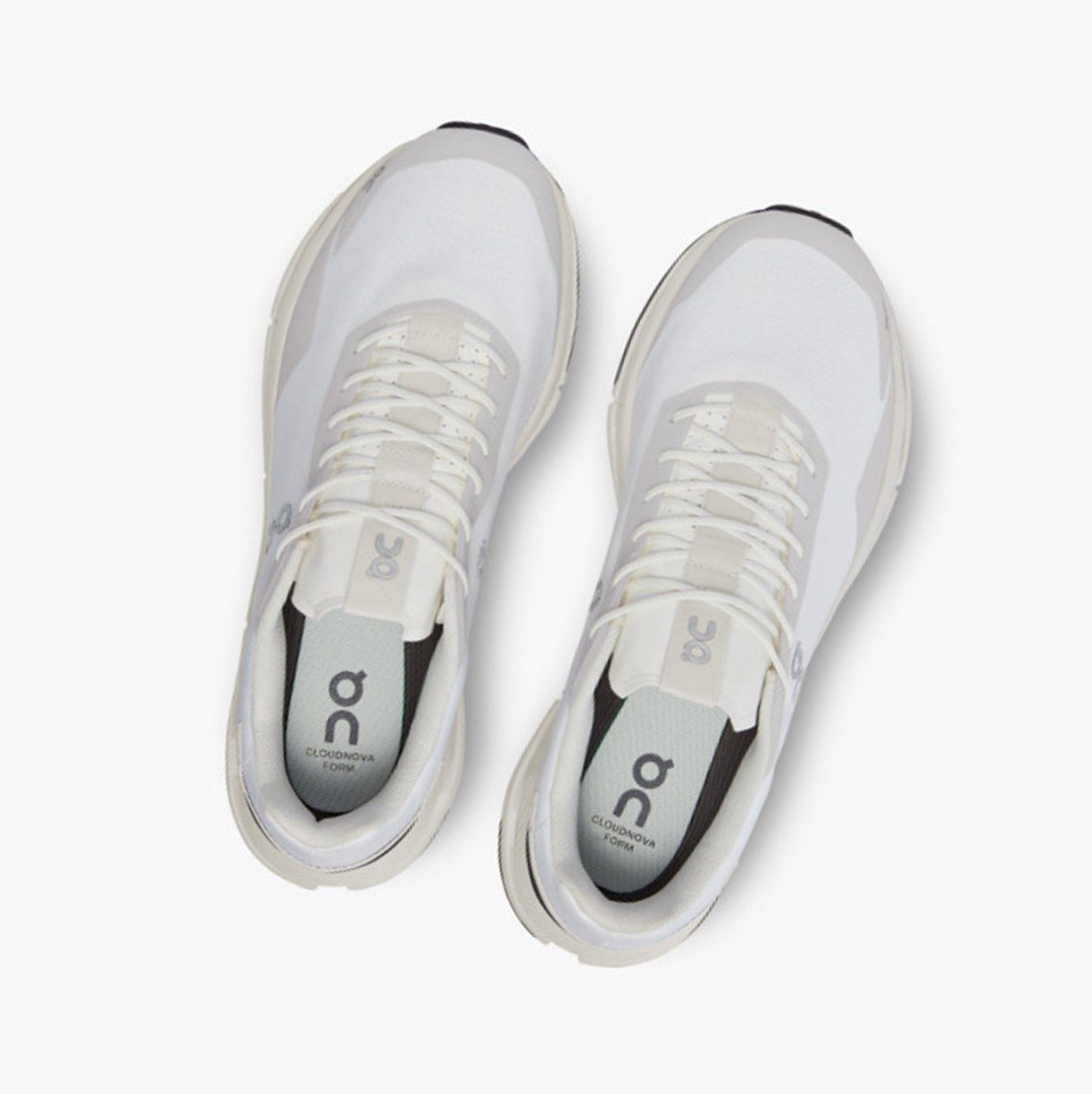 White On Cloudnova Form Men Running Shoes | 571IQYZJT