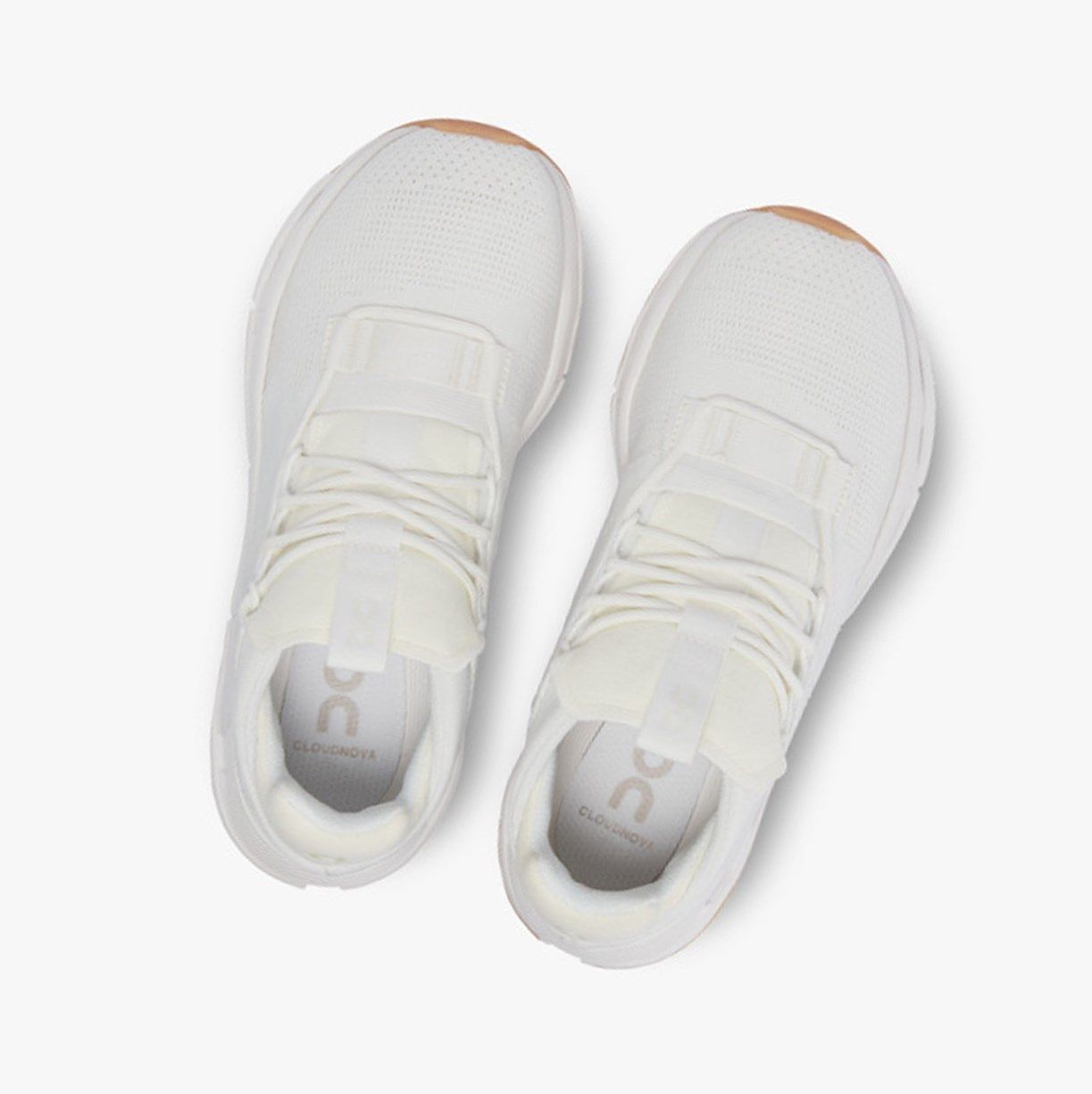 White On Cloudnova Men Sneakers | 365CUFVSY