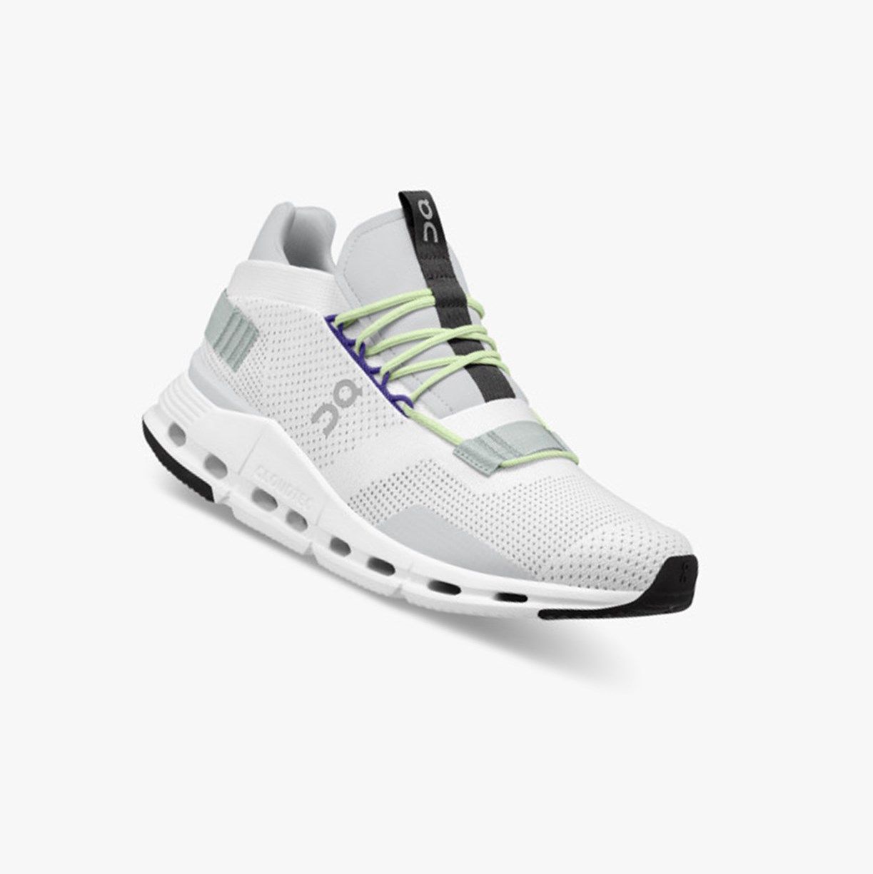 White On Cloudnova Men Sneakers | 860CHQPVR