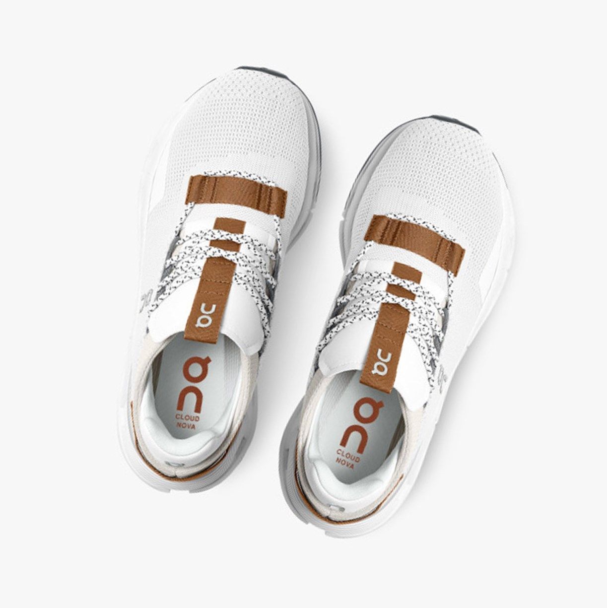 White On Cloudnova Women Sneakers | 825NFDAHR