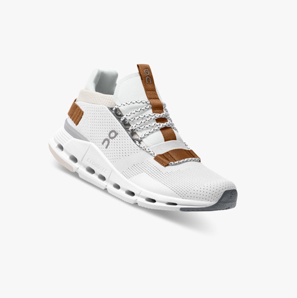 White On Cloudnova Women Sneakers | 825NFDAHR