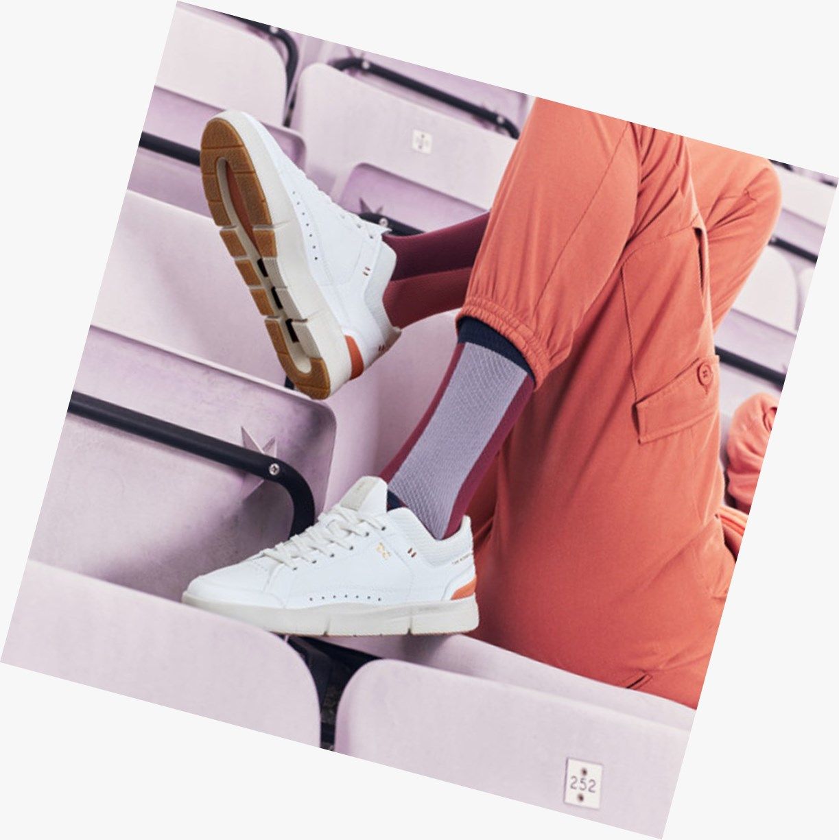 White On The Roger Centre Court Women Sneakers | 295ONGUMP