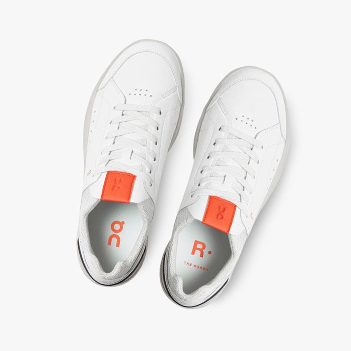 White On The Roger Centre Court Women Sneakers | 937MHTRKB