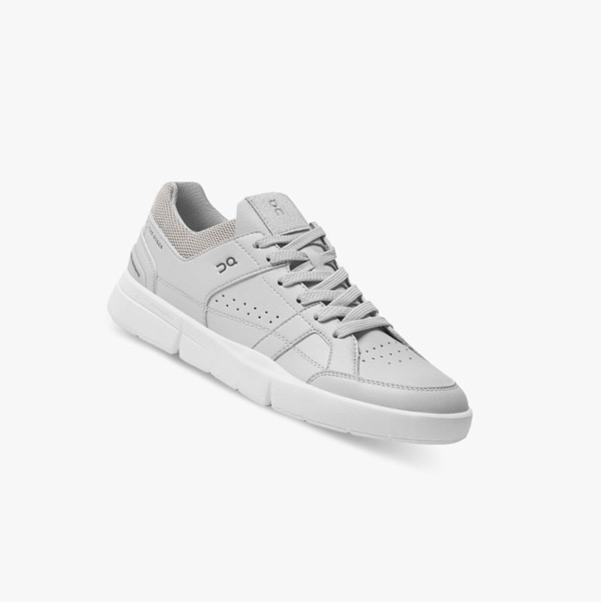 White On The Roger Clubhouse Men Sneakers | 723KVWAJQ