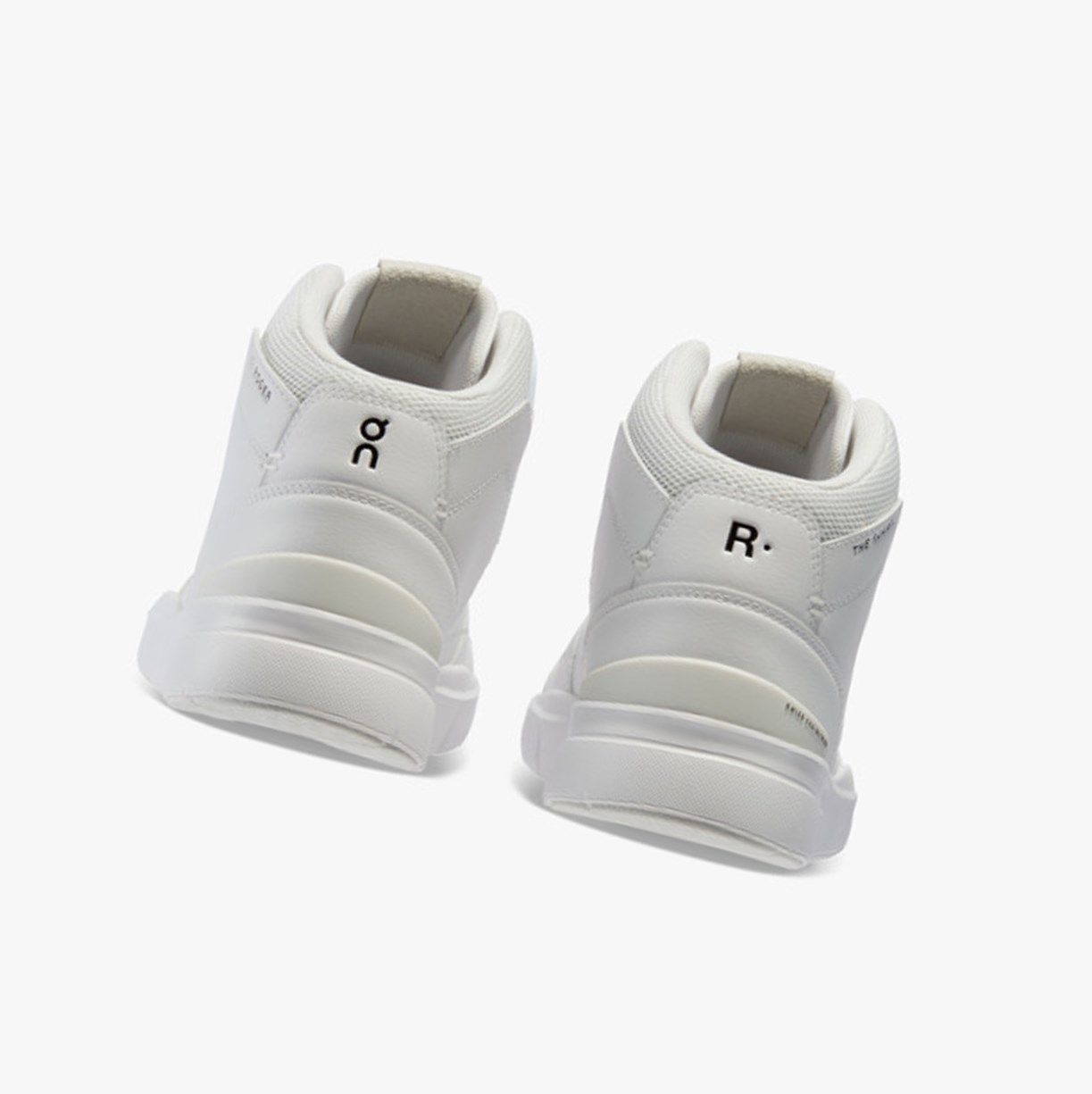 White On The Roger Clubhouse Mid Men Running Shoes | 275YBGRUN