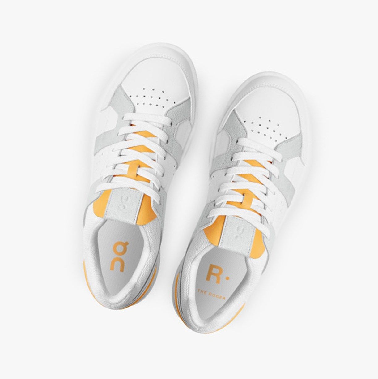 White On The Roger Clubhouse Women Sneakers | 753CBSWUA