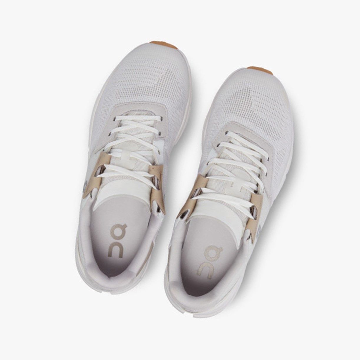 White / Brown On Cloudrift Women Running Shoes | 039RKTBGC