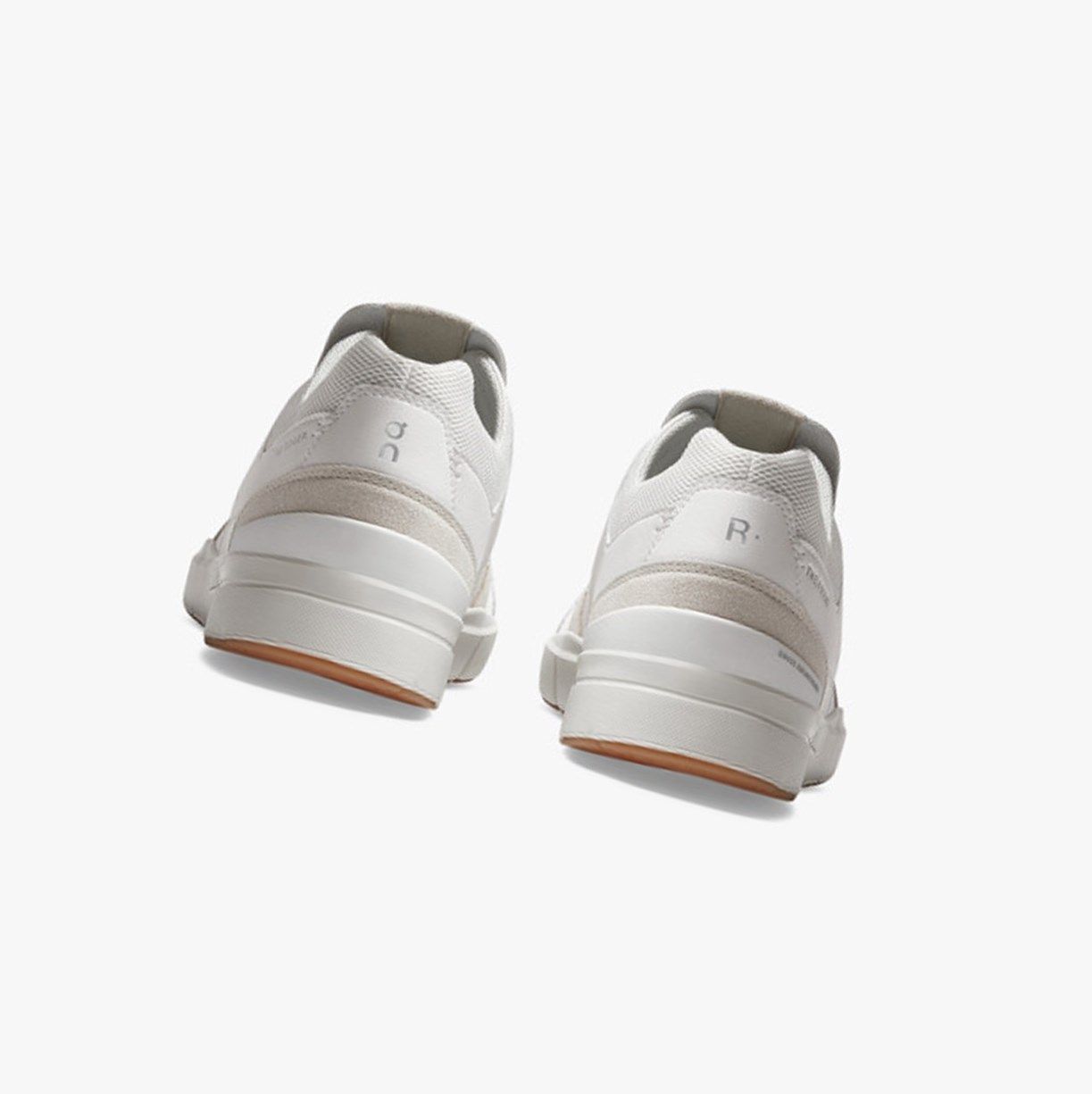 White / Brown On The Roger Clubhouse Men Sneakers | 567XVWOCM