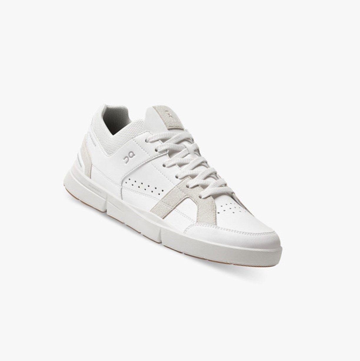 White / Brown On The Roger Clubhouse Men Sneakers | 567XVWOCM