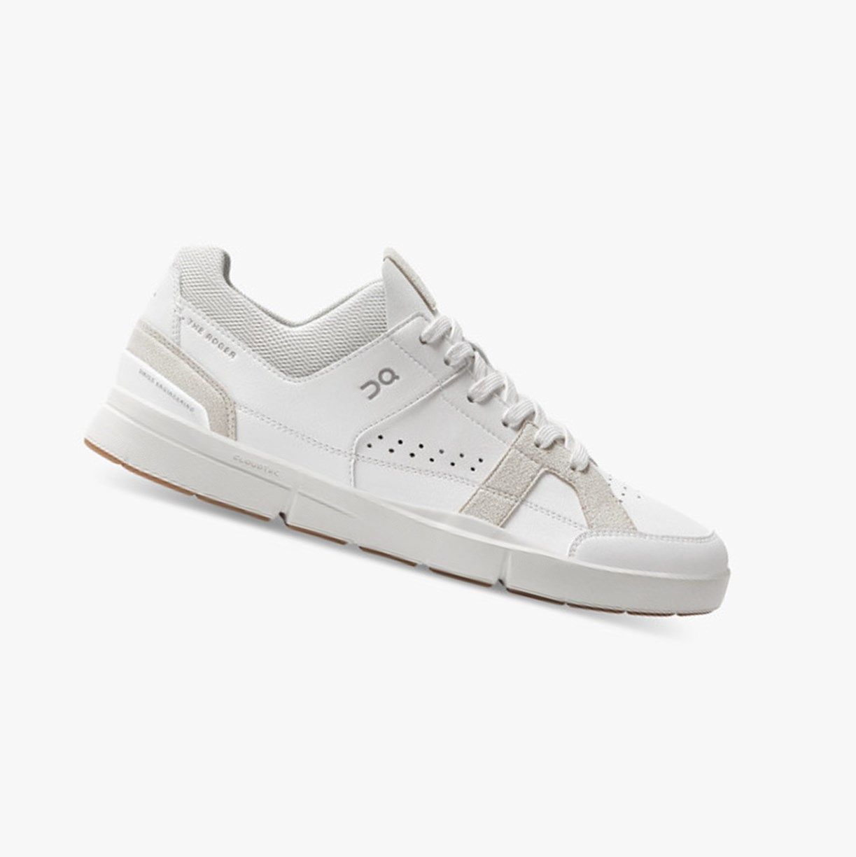 White / Brown On The Roger Clubhouse Men Sneakers | 567XVWOCM