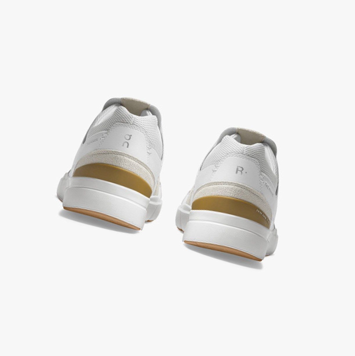 White / Brown On The Roger Clubhouse Men Sneakers | 065GRTKZA