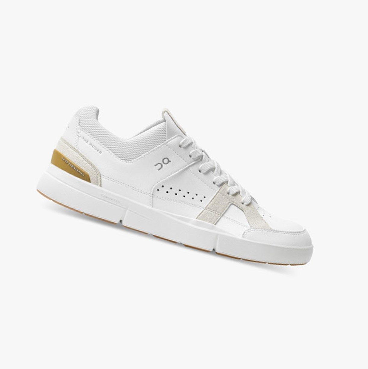 White / Brown On The Roger Clubhouse Men Sneakers | 065GRTKZA