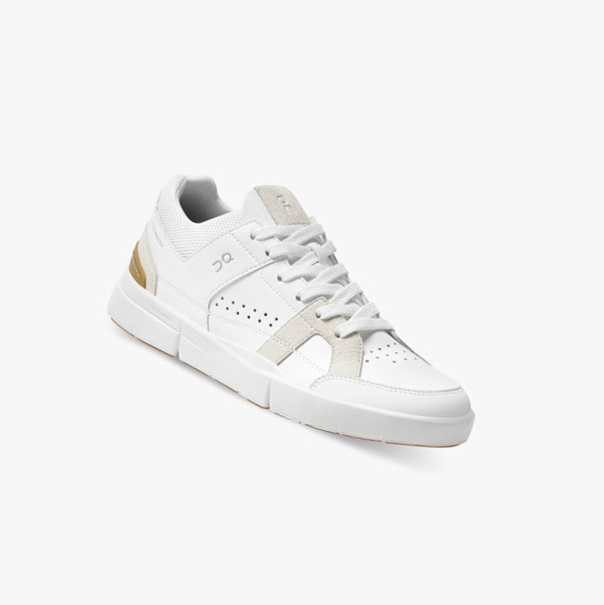 White / Brown On The Roger Clubhouse Women Sneakers | 614EPHTNY