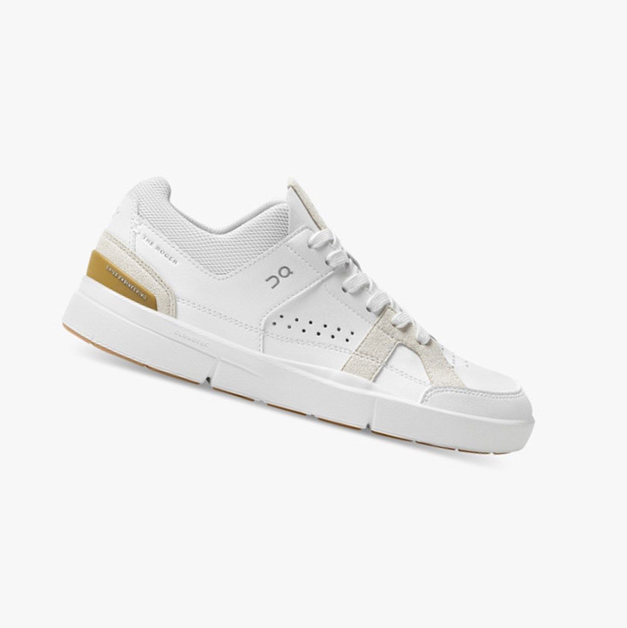 White / Brown On The Roger Clubhouse Women Sneakers | 614EPHTNY