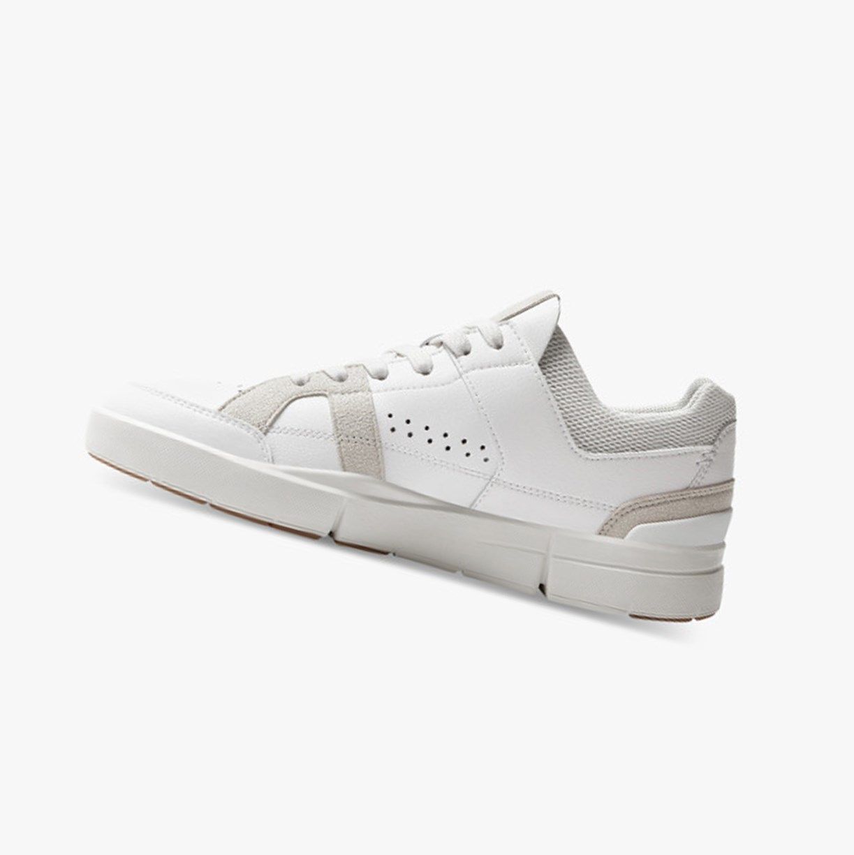 White / Brown On The Roger Clubhouse Women Sneakers | 867JWFTGU