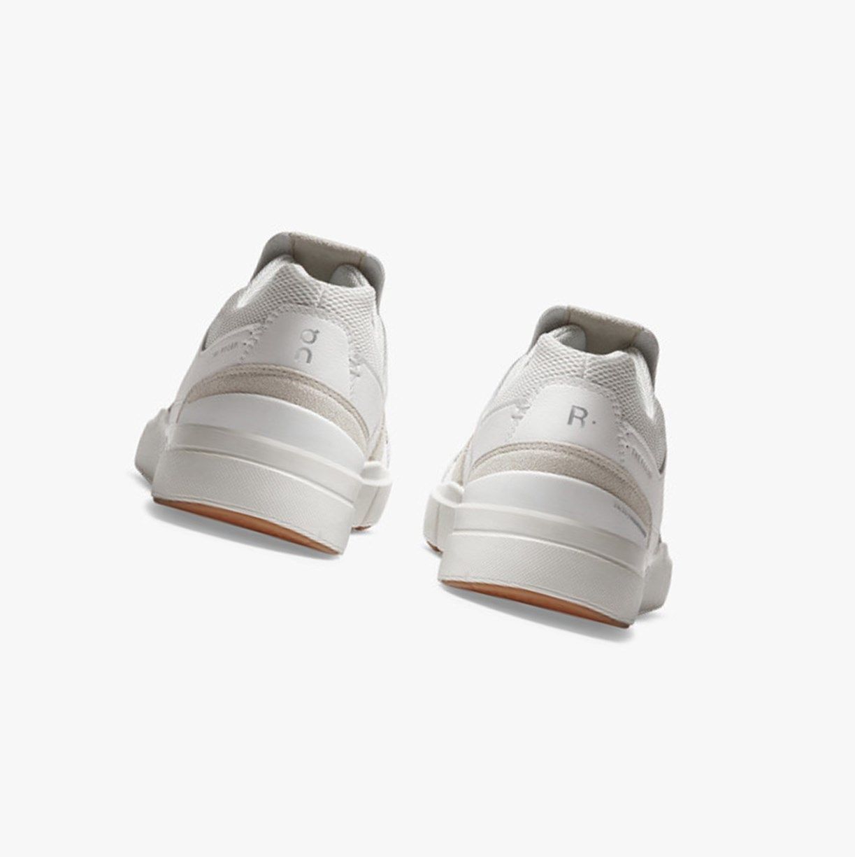 White / Brown On The Roger Clubhouse Women Sneakers | 867JWFTGU