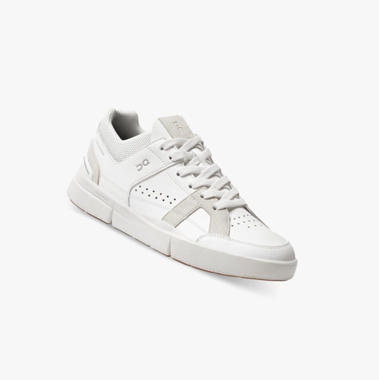 White / Brown On The Roger Clubhouse Women Sneakers | 867JWFTGU