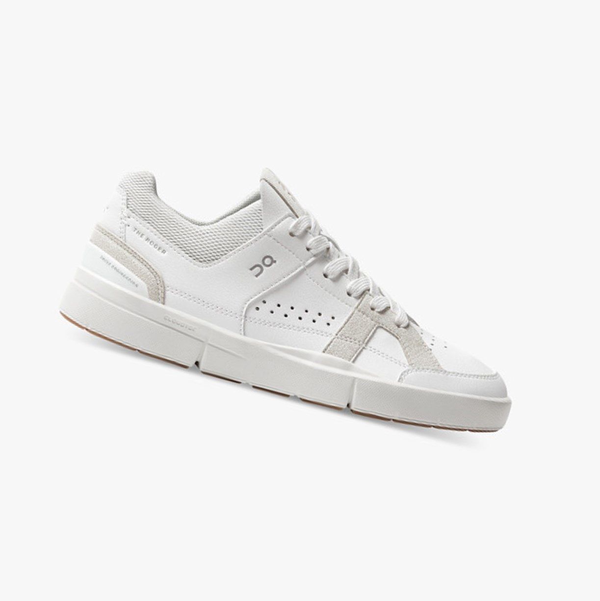 White / Brown On The Roger Clubhouse Women Sneakers | 867JWFTGU