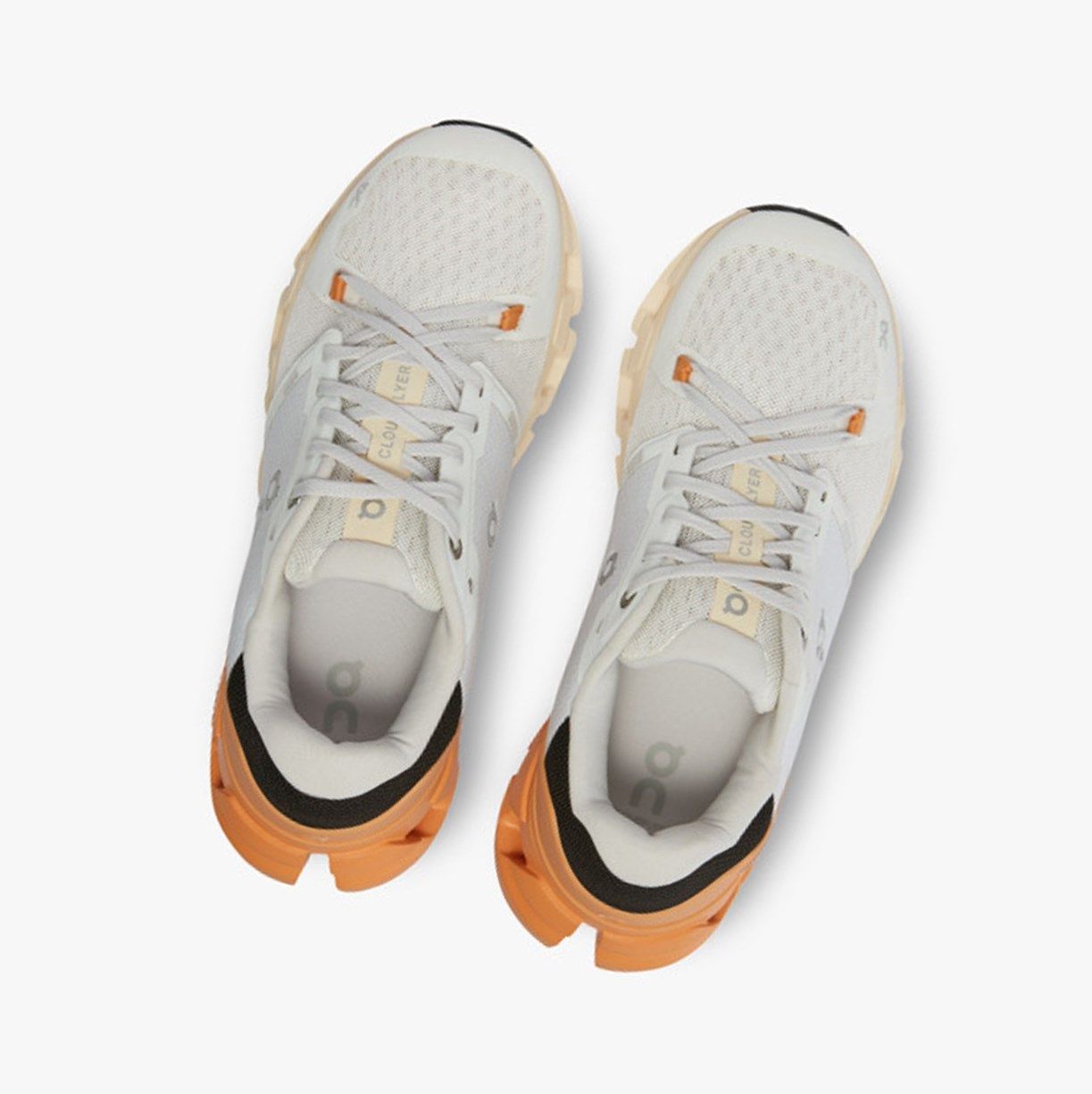 White / Copper On Cloudflyer 4 Women Running Shoes | 491SINDVC