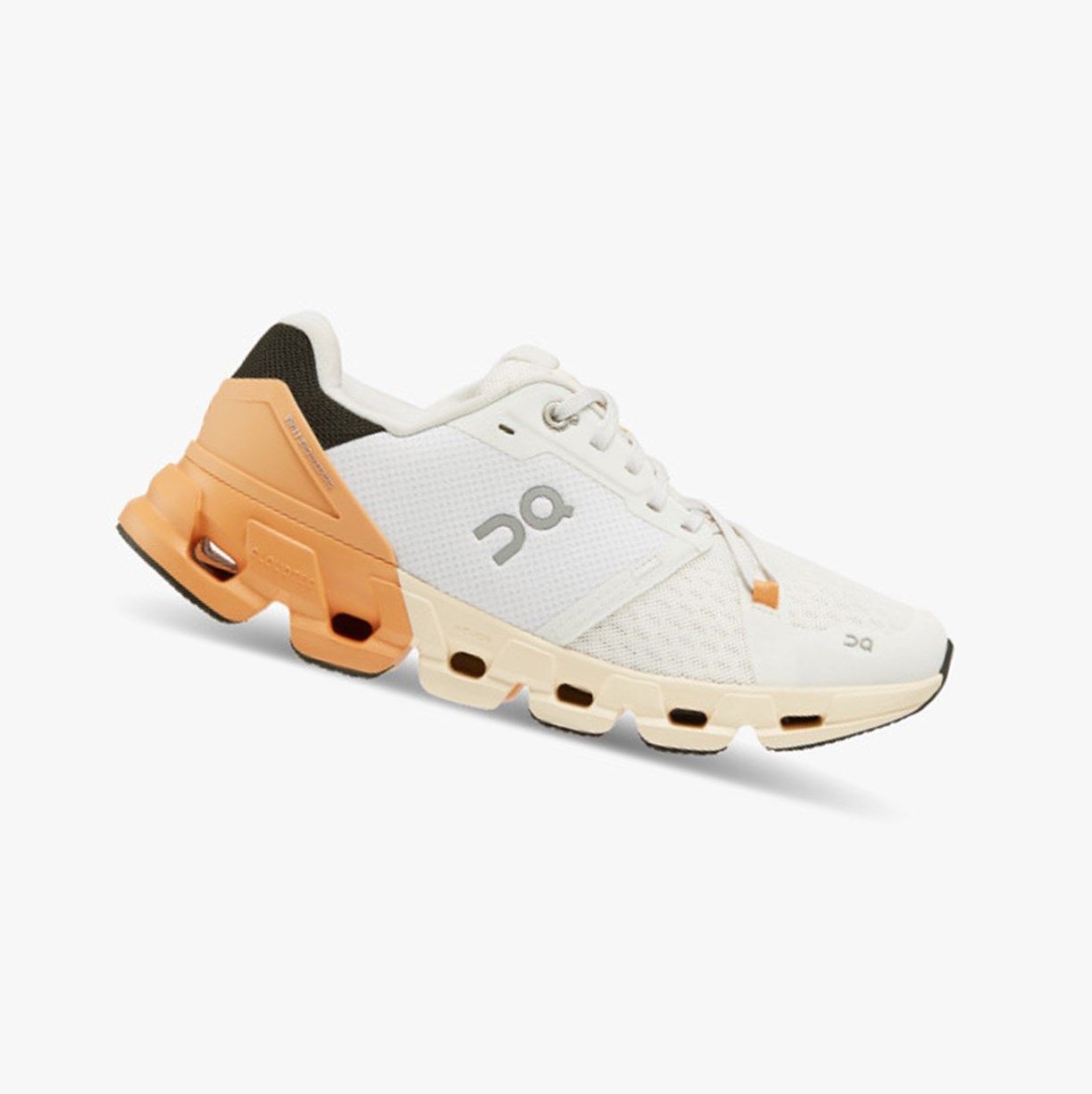 White / Copper On Cloudflyer 4 Women Running Shoes | 491SINDVC