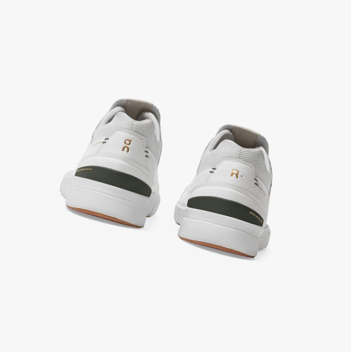 White / Green On The Roger Centre Court Men Sneakers | 723ARLQGV