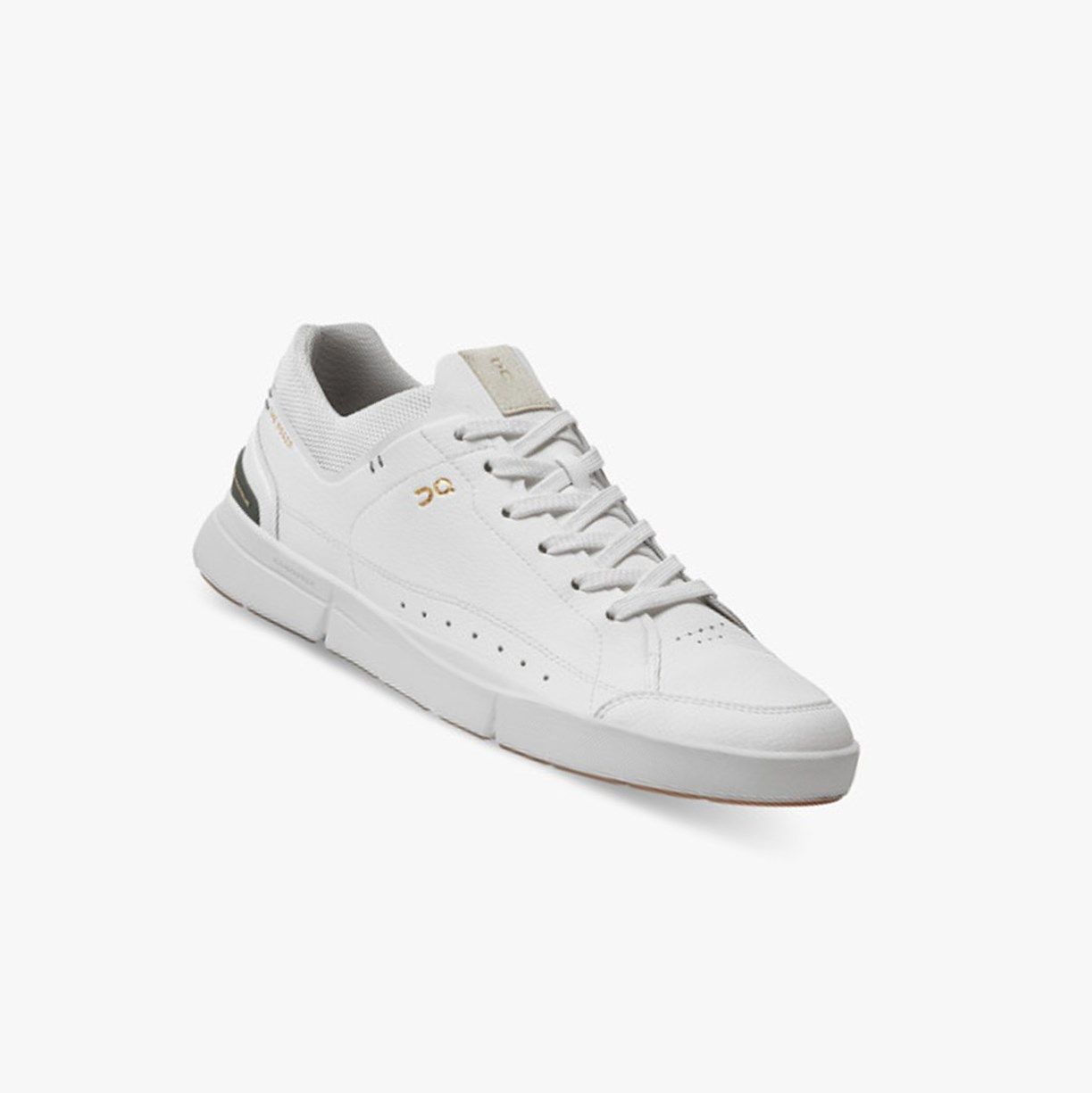 White / Green On The Roger Centre Court Men Sneakers | 723ARLQGV