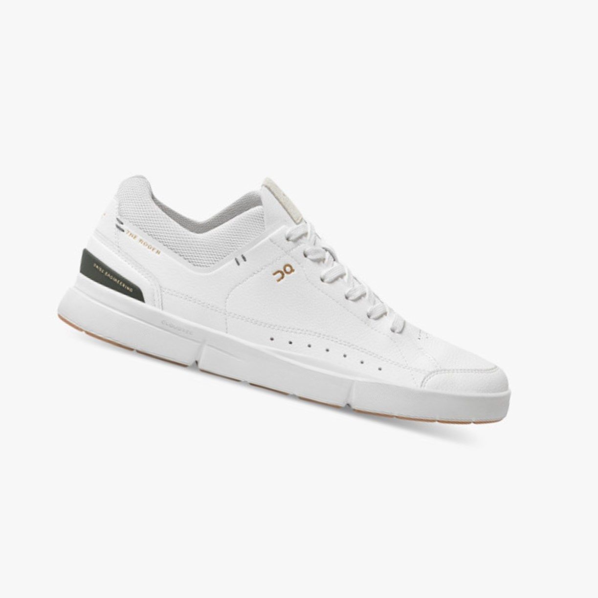 White / Green On The Roger Centre Court Men Sneakers | 723ARLQGV