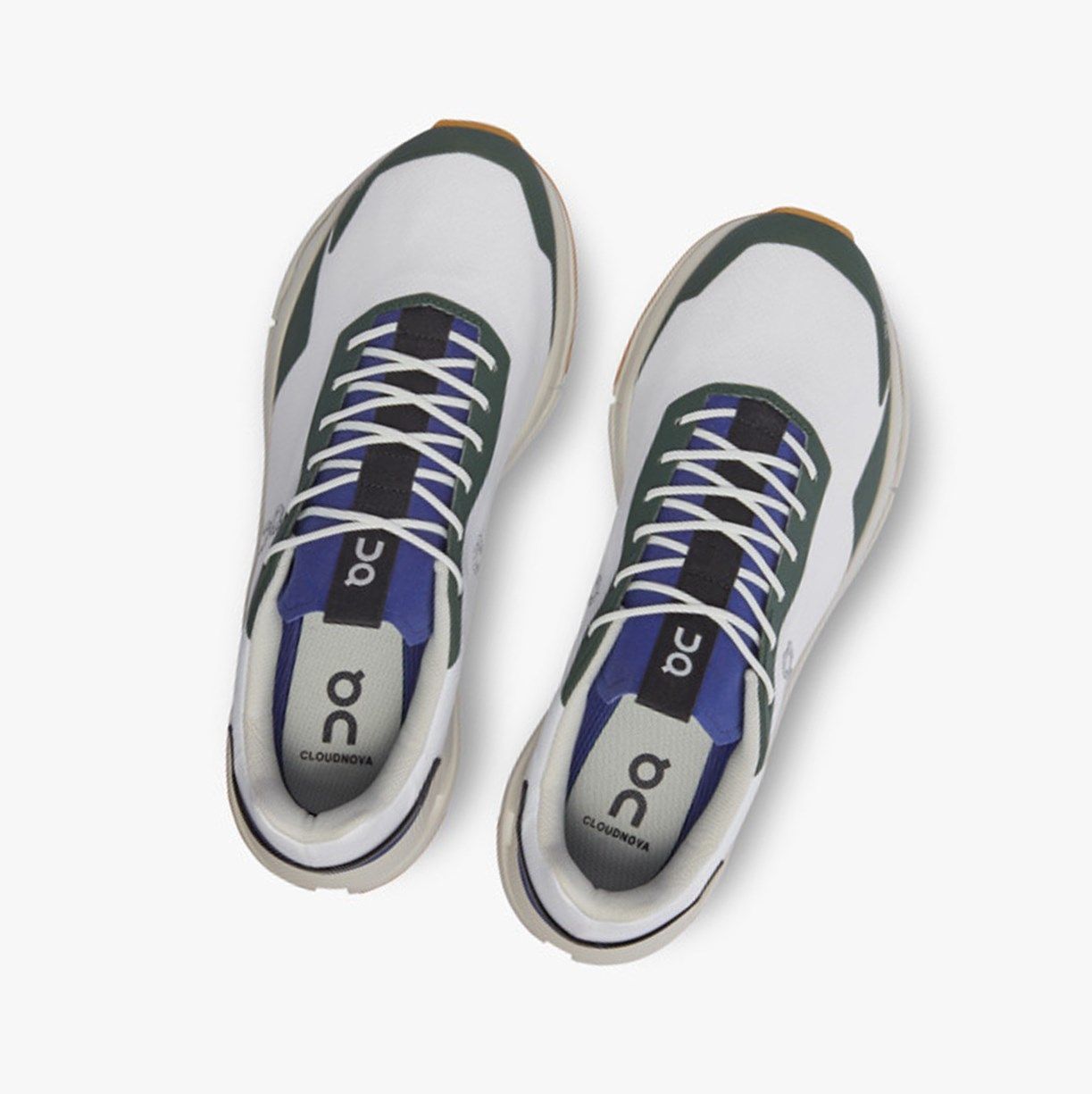 White / Indigo On Cloudnova Form Men Running Shoes | 512WJKIGX