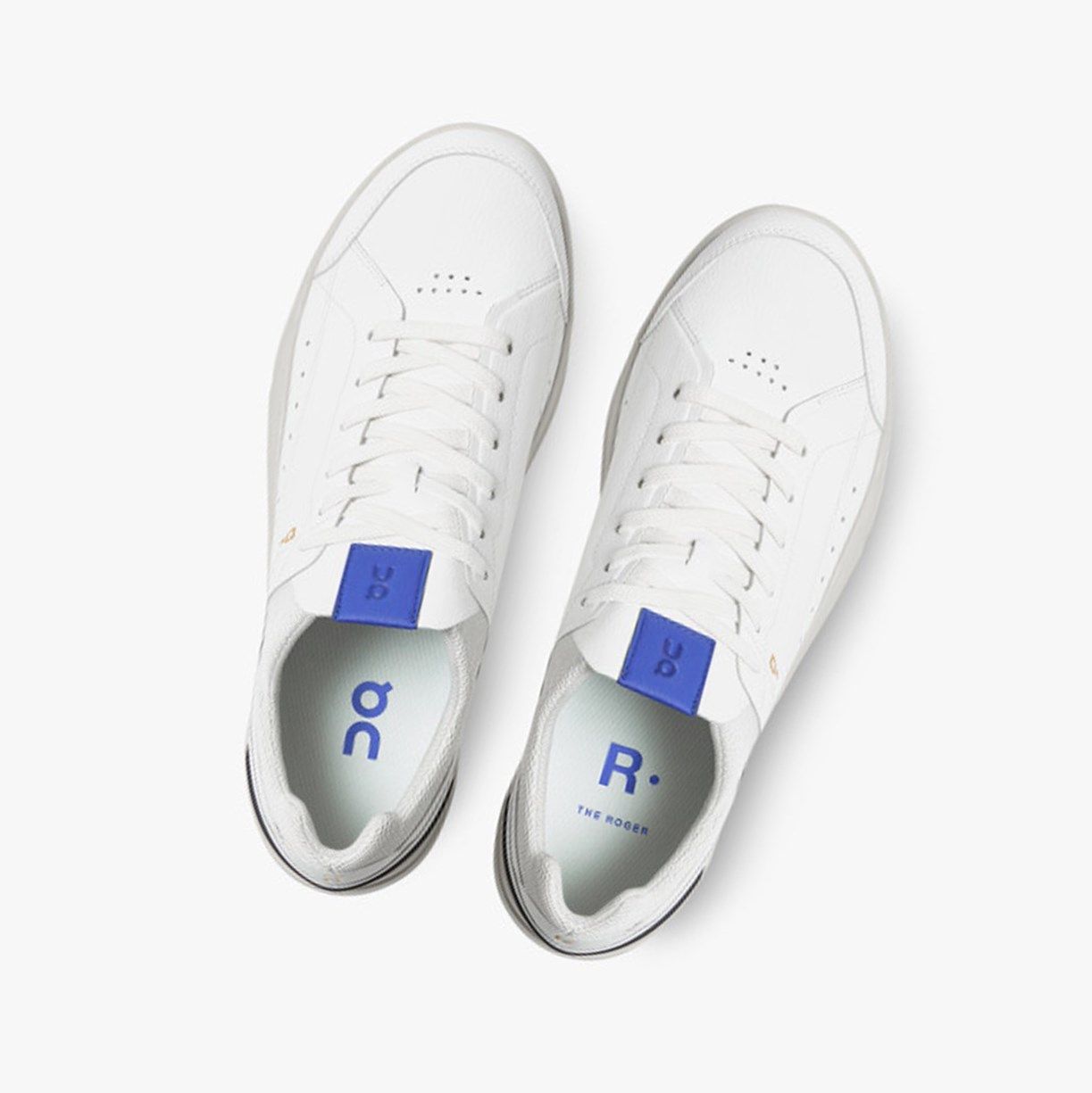 White / Indigo On The Roger Centre Court Men Sneakers | 914ODERCT