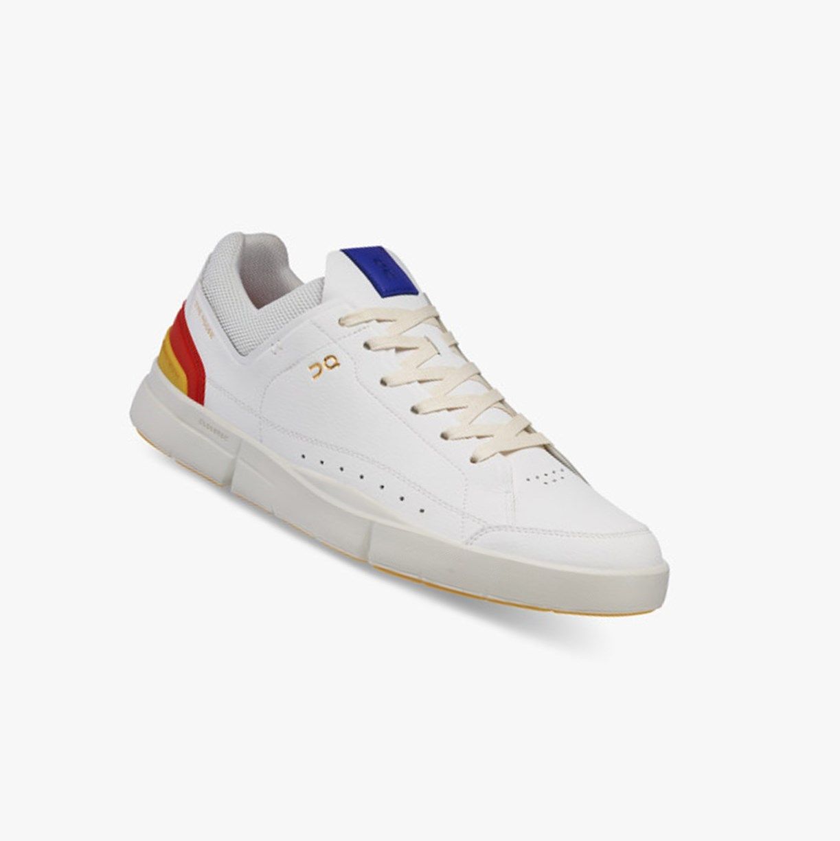 White / Mustard On The Roger Centre Court Men Sneakers | 109GAZQVD