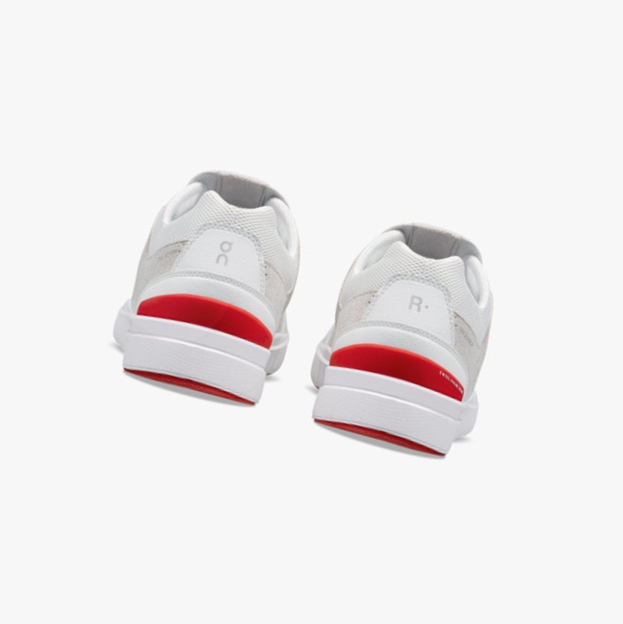 White / Red On The Roger Clubhouse Men Sneakers | 052ZBJHTQ