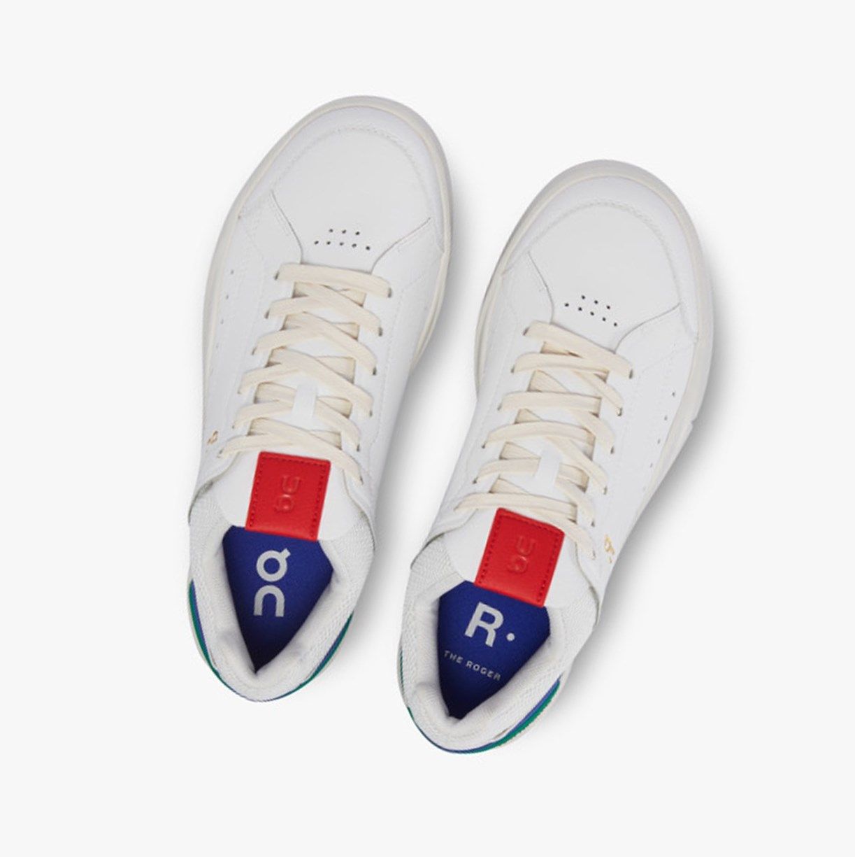 White / Turquoise On The Roger Centre Court Women Sneakers | 104ZBFTDM