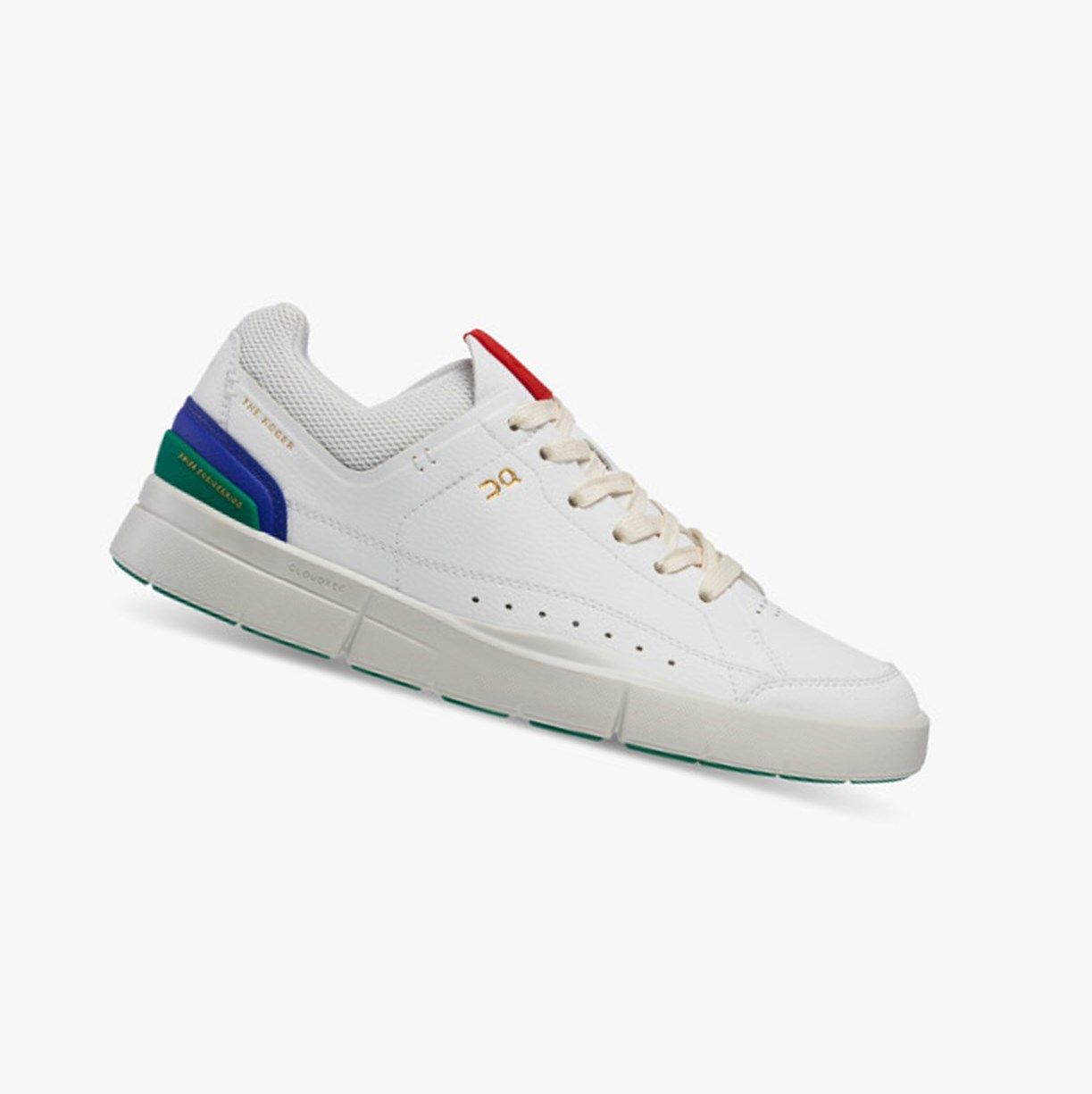 White / Turquoise On The Roger Centre Court Women Sneakers | 104ZBFTDM